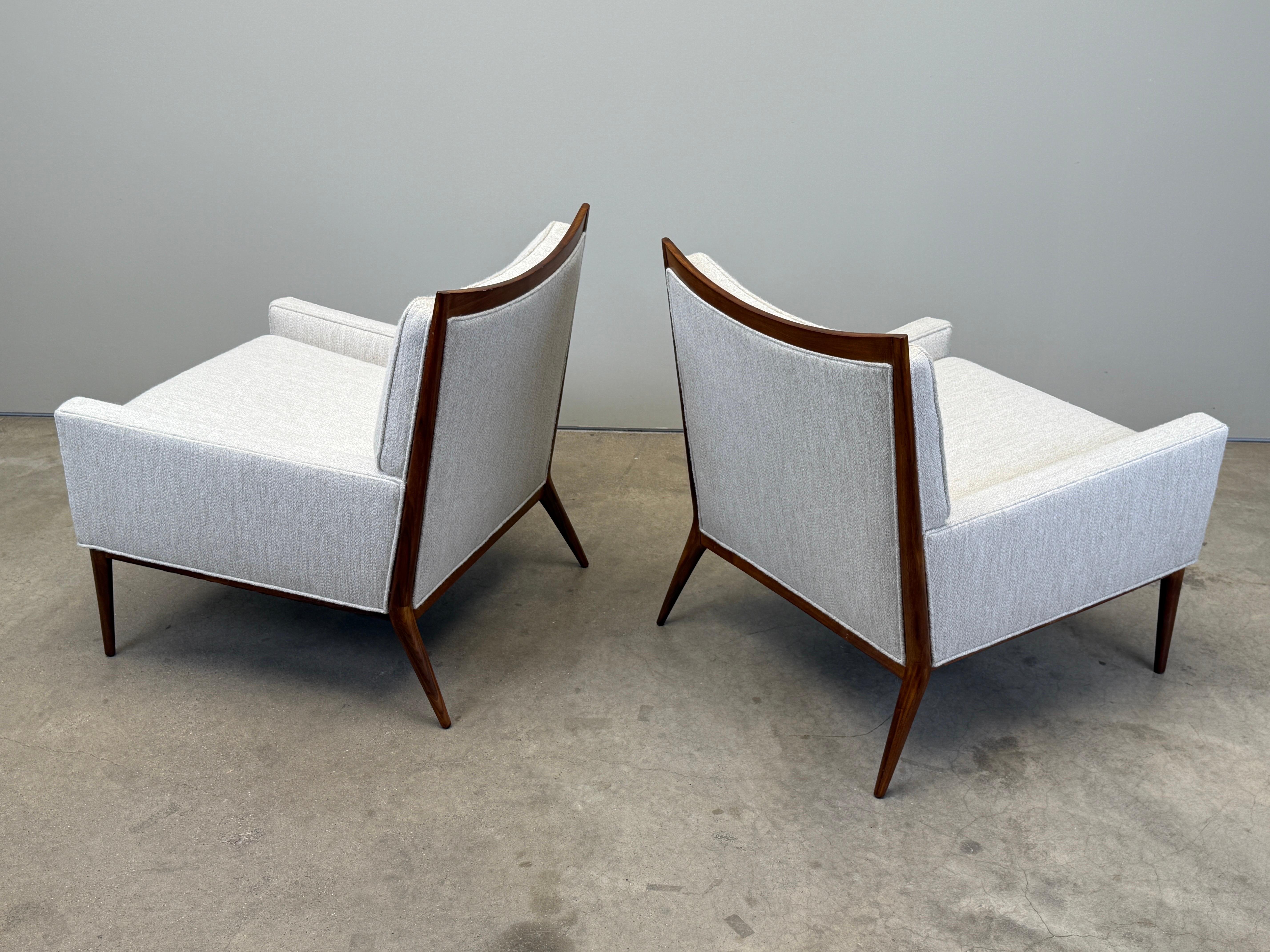 Ein Paar Loungesessel von Paul McCobb im Angebot 11