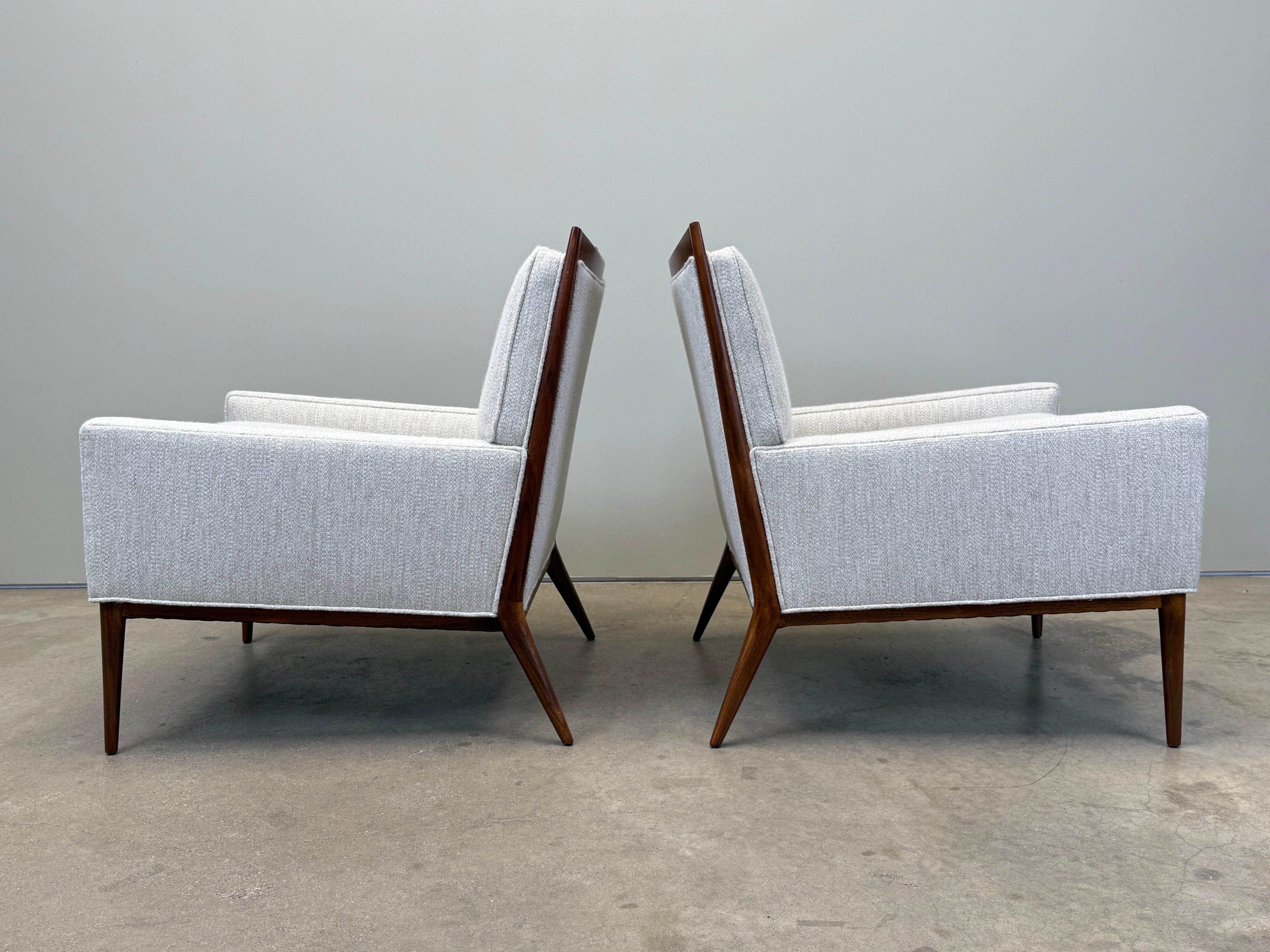Ein Paar Loungesessel von Paul McCobb im Angebot 12