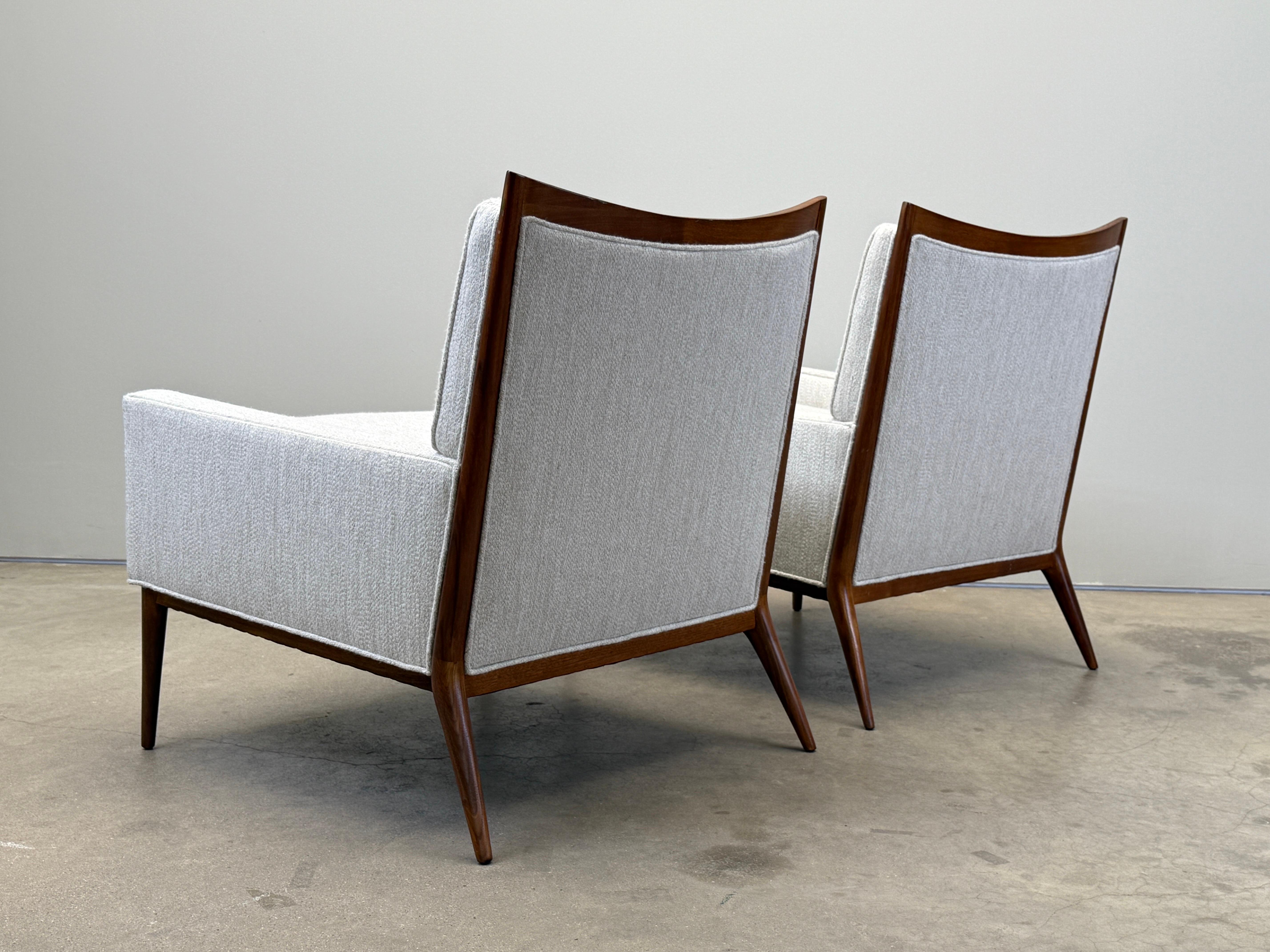 Ein Paar Loungesessel von Paul McCobb im Angebot 14
