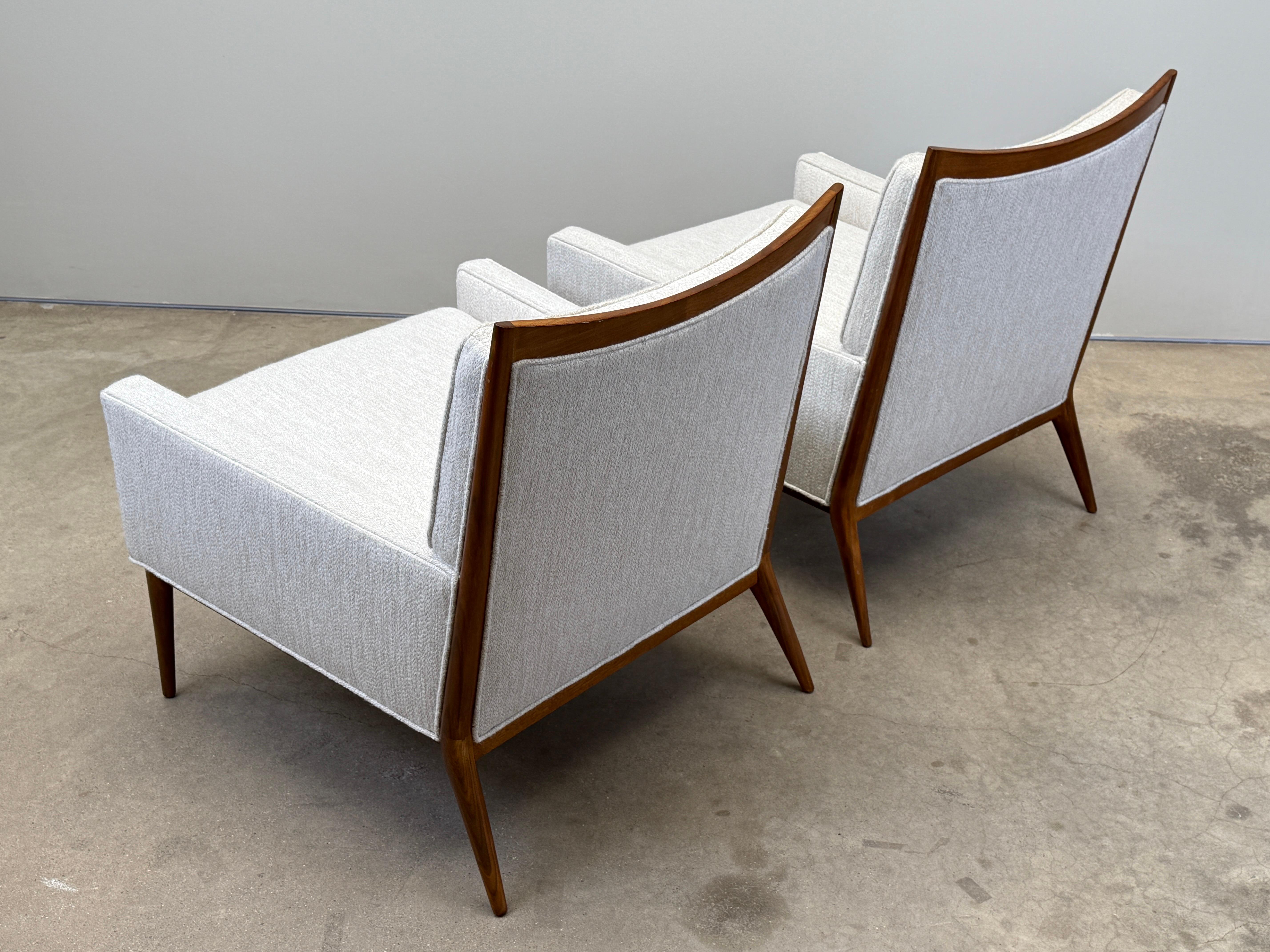 Ein Paar Loungesessel von Paul McCobb im Angebot 15