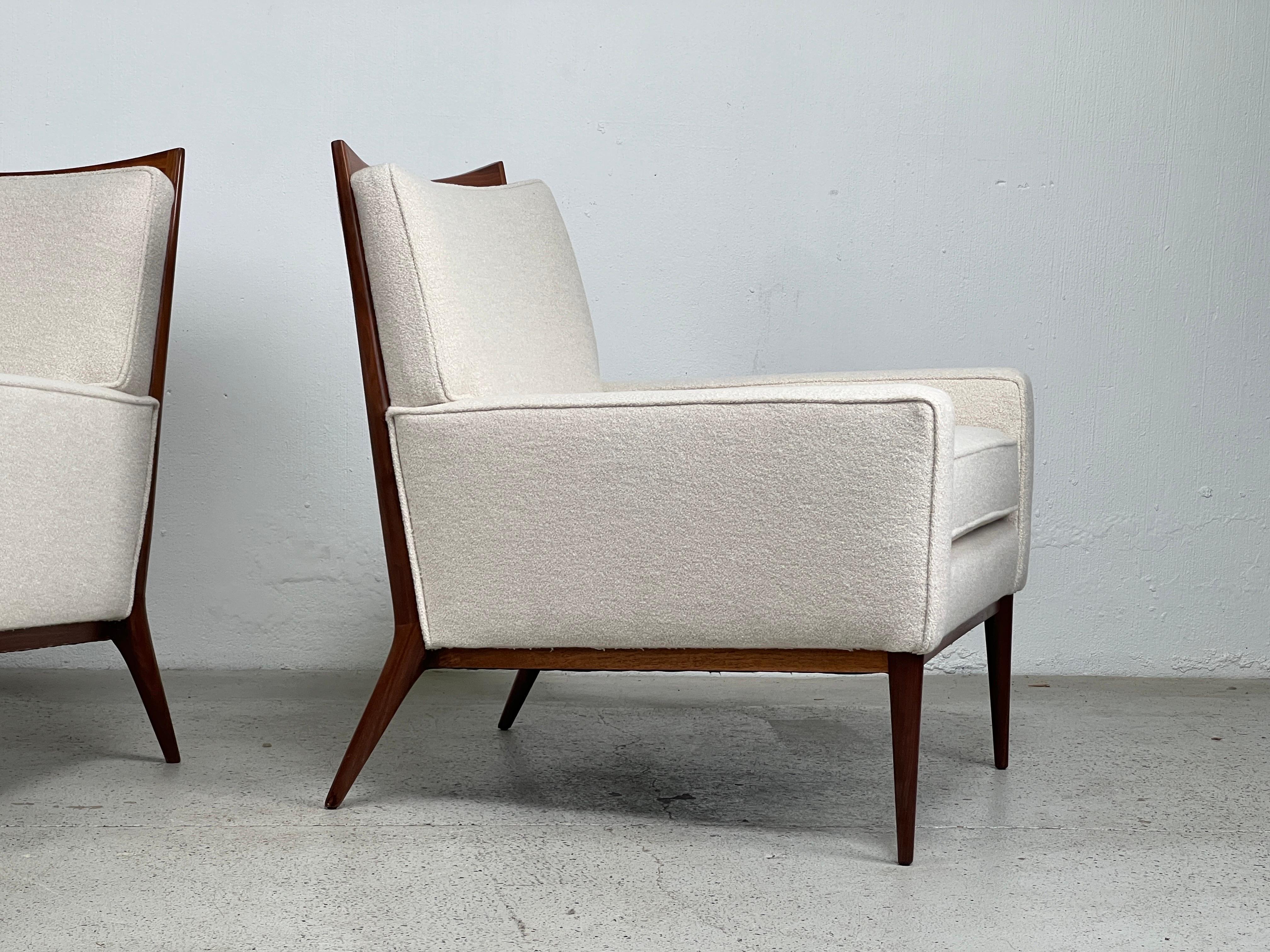 Paire de fauteuils de salon par Paul McCobb Bon état - En vente à Dallas, TX