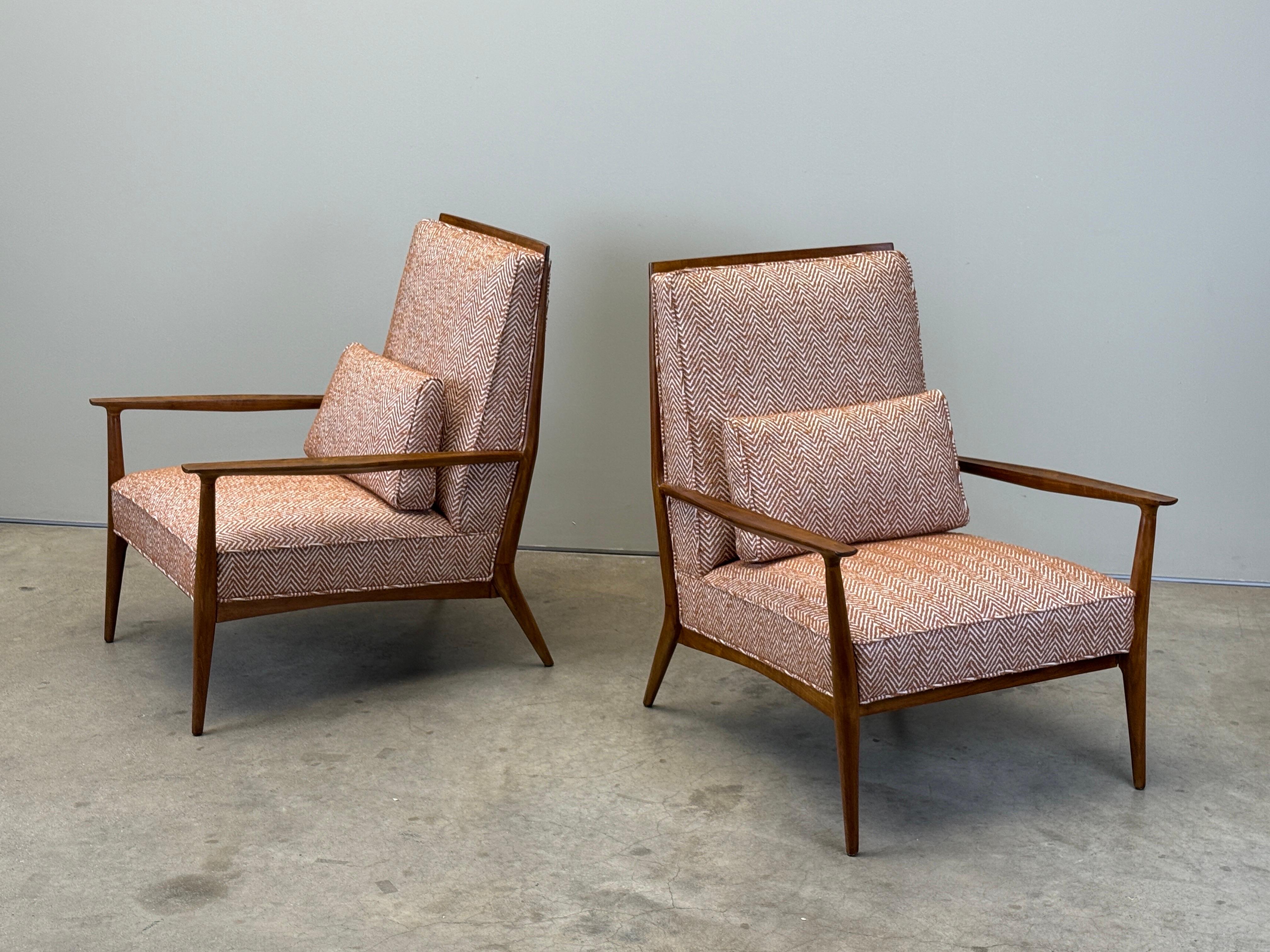 Paire de fauteuils de salon par Paul McCobb Bon état - En vente à Dallas, TX