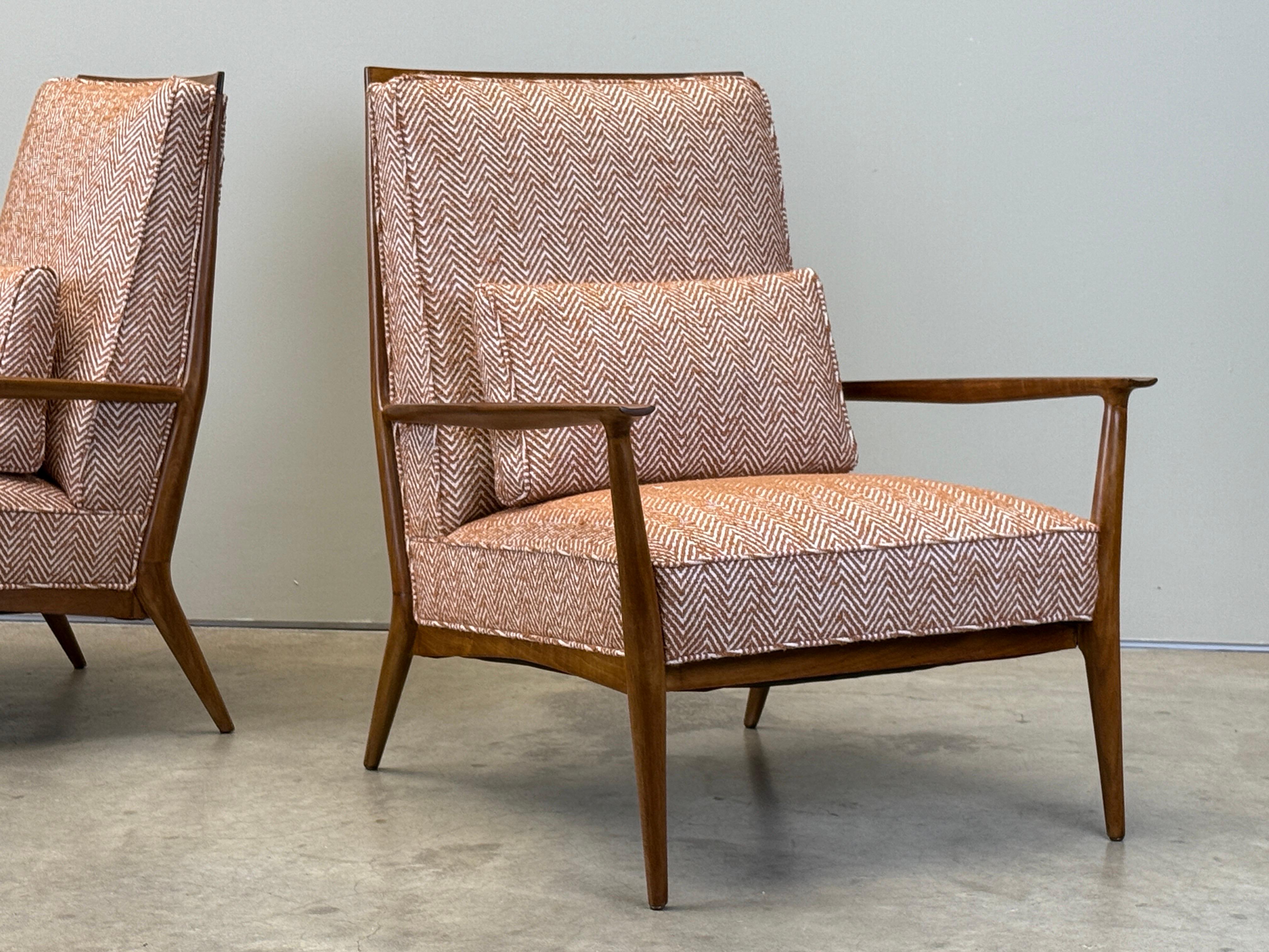 Milieu du XXe siècle Paire de fauteuils de salon par Paul McCobb en vente