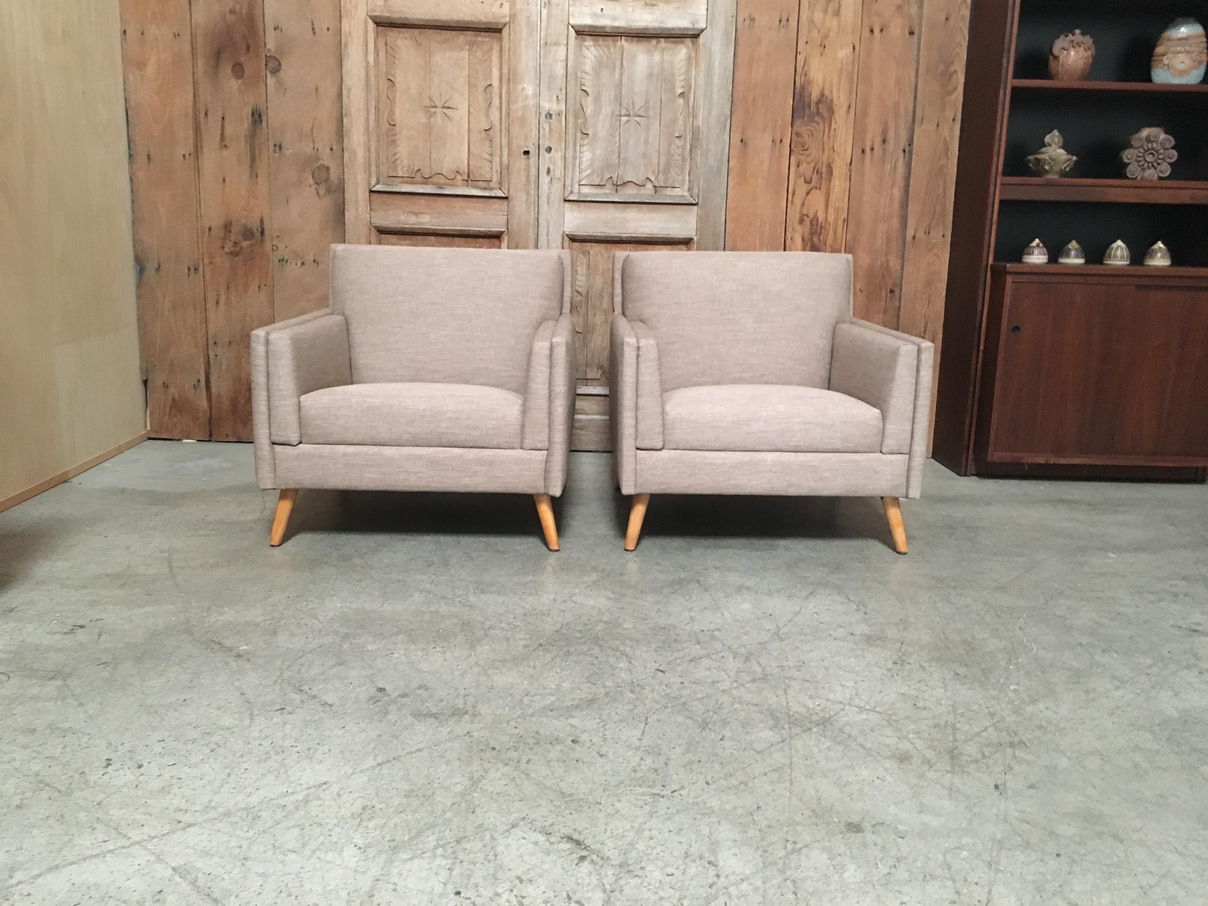 Pair of Lounge Chairs by Paul McCobb In Good Condition In Denton, TX