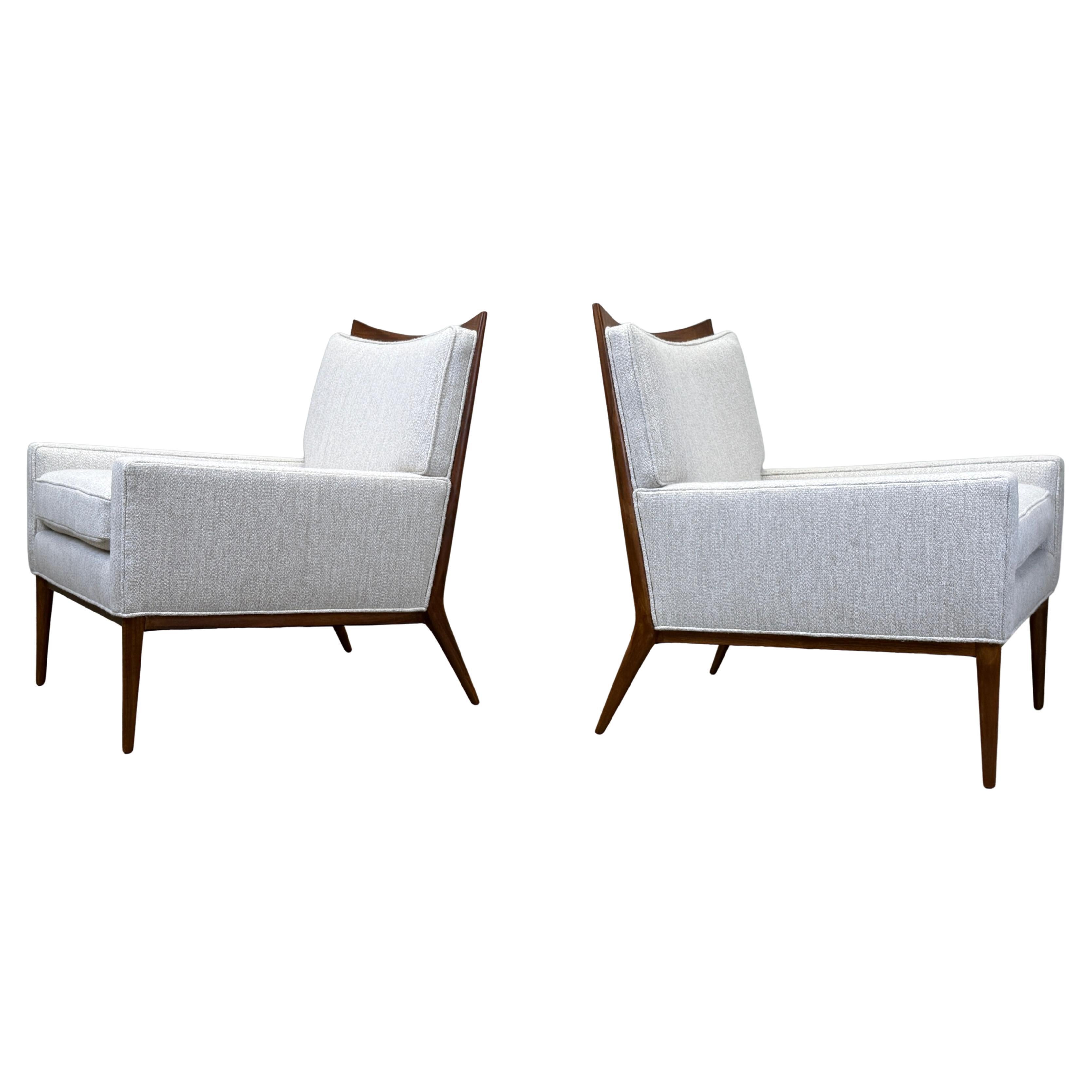 Ein Paar Loungesessel von Paul McCobb im Angebot