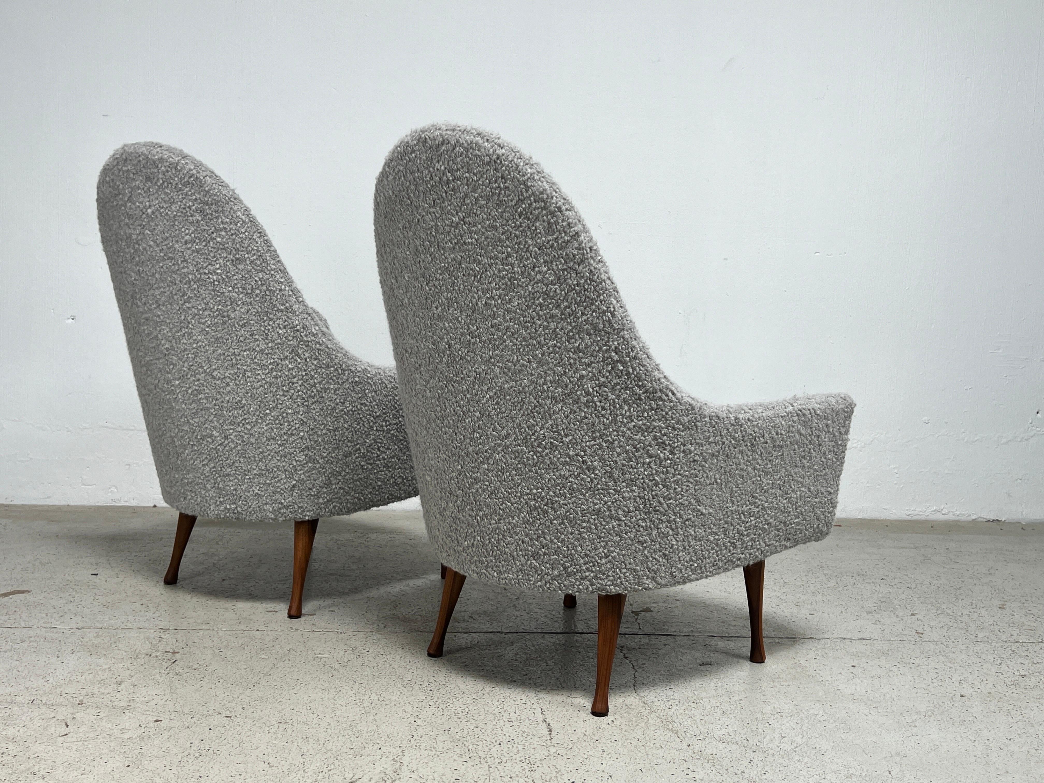 Pair of Lounge chairs by Paul McCobb for Widdicomb  For Sale 7