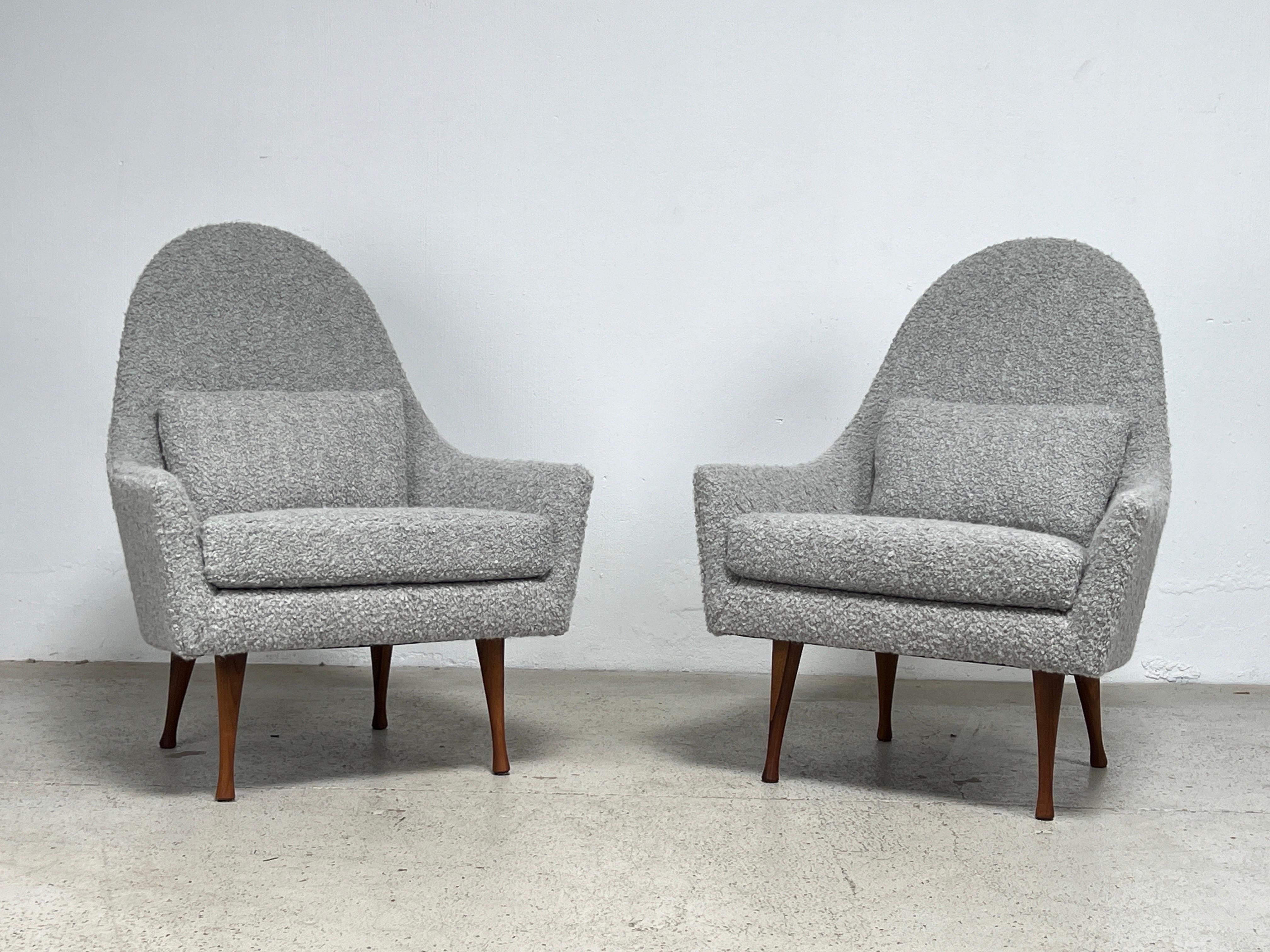Pair of Lounge chairs by Paul McCobb for Widdicomb  For Sale 9