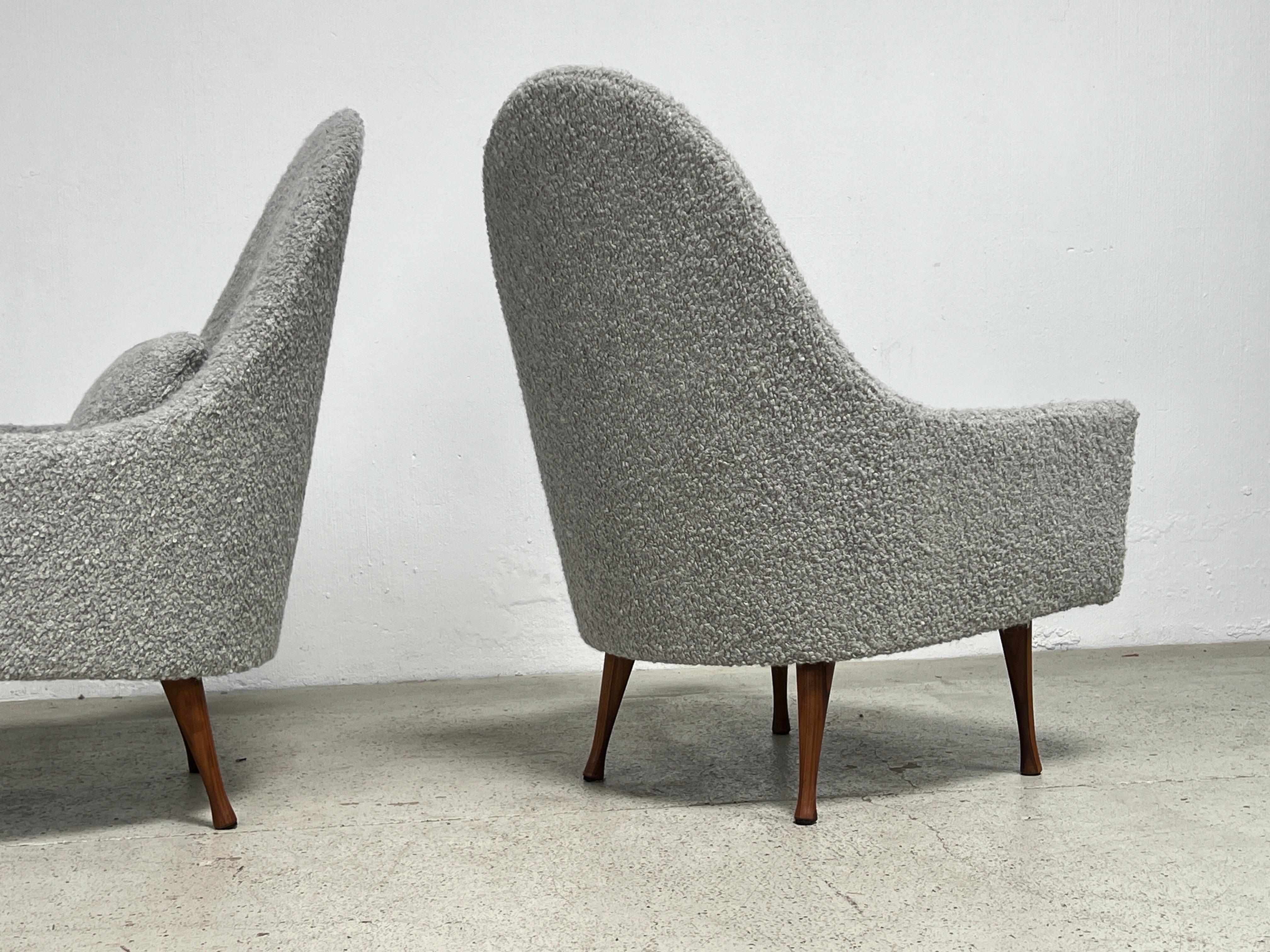 Pair of Lounge chairs by Paul McCobb for Widdicomb 3