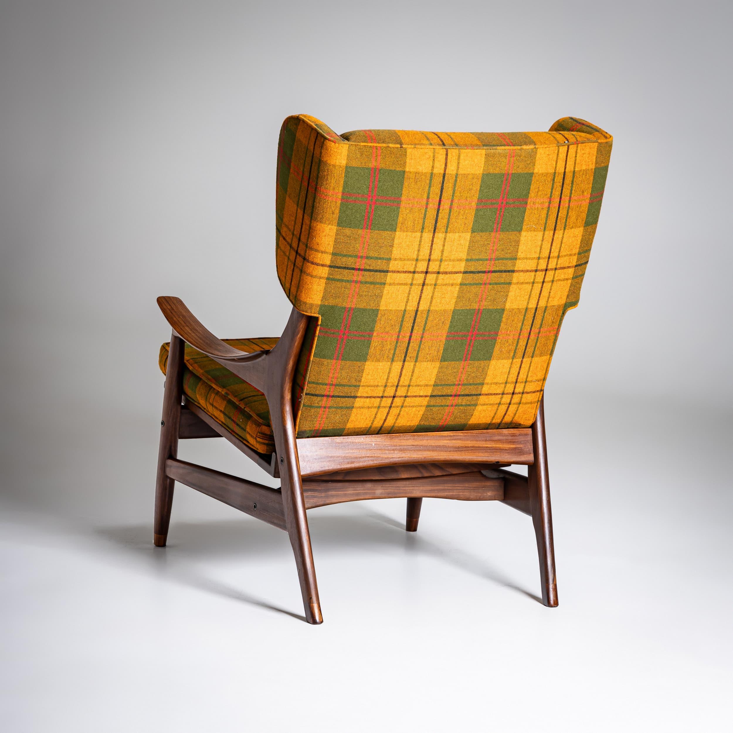 Paar Loungesessel von Peter Hvidt & Orla Mølgaard-Nielsen, Dänemark, 1950er Jahre (Holz) im Angebot