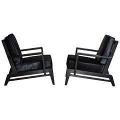 Pair of Lounge Chairs by René Gabriel