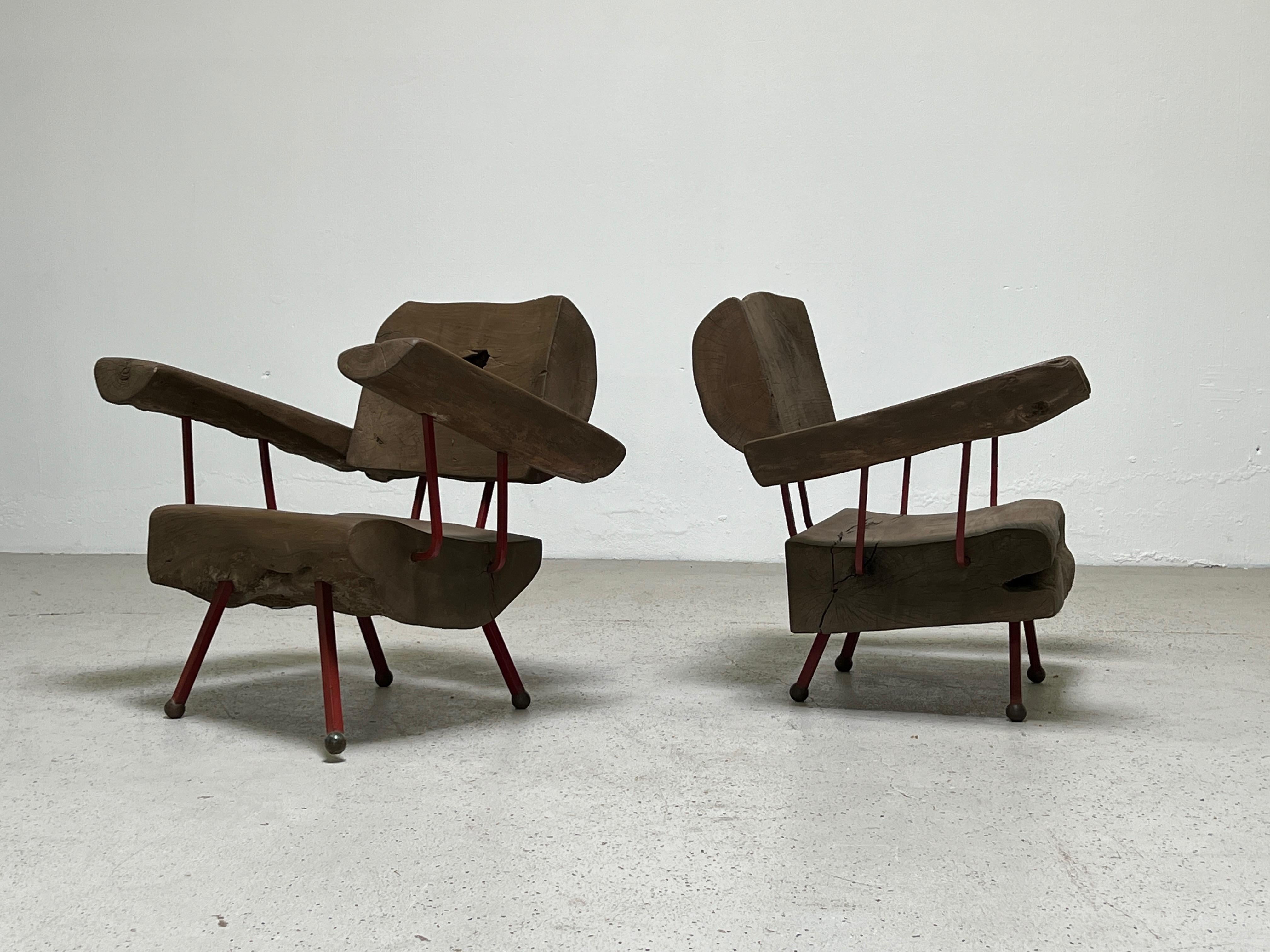 Milieu du XXe siècle Paire de fauteuils de salon par Sabena du Mexique en vente