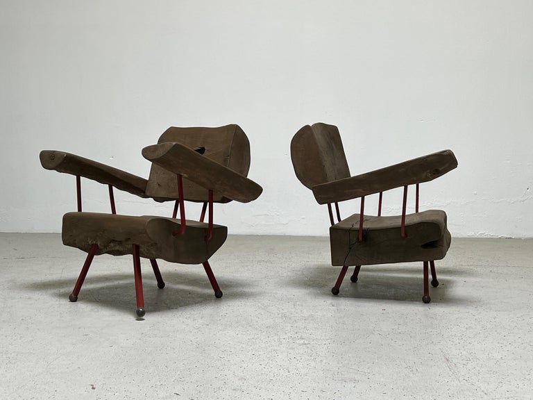 Mid-20th Century Pair of Lounge Chairs by Sabena of Mexico For Sale