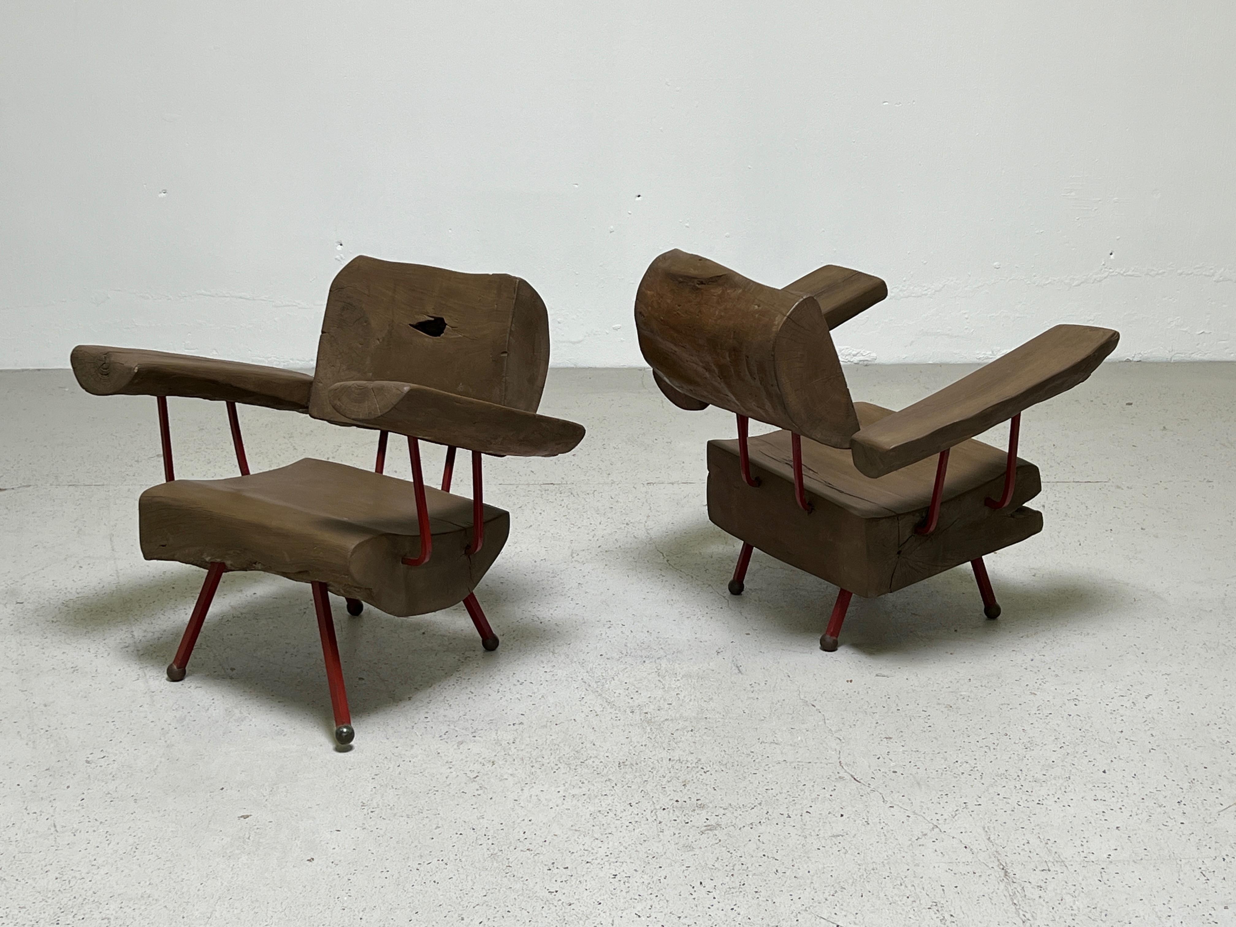 Paire de fauteuils de salon par Sabena du Mexique en vente 1