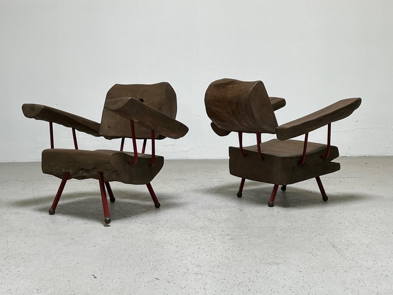 Pair of Lounge Chairs by Sabena of Mexico For Sale 2