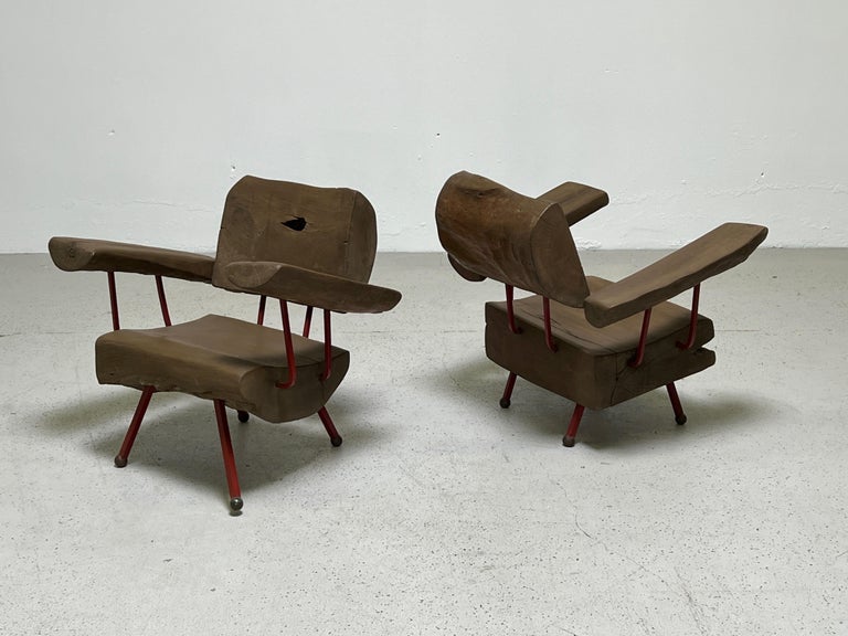 Pair of Lounge Chairs by Sabena of Mexico For Sale