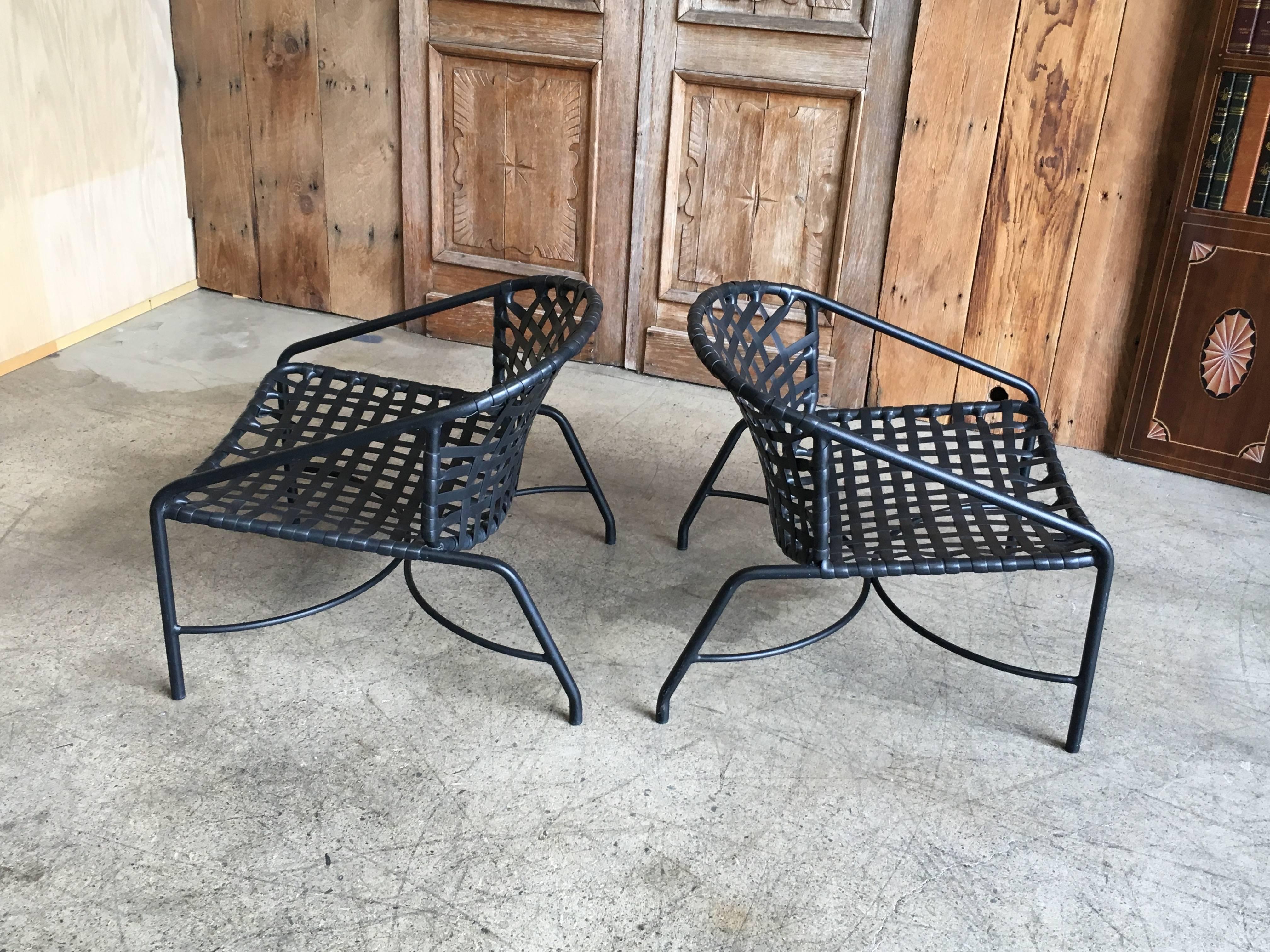 Pair of Lounge Chairs by Tadao Inouye for Brown Jordan 2