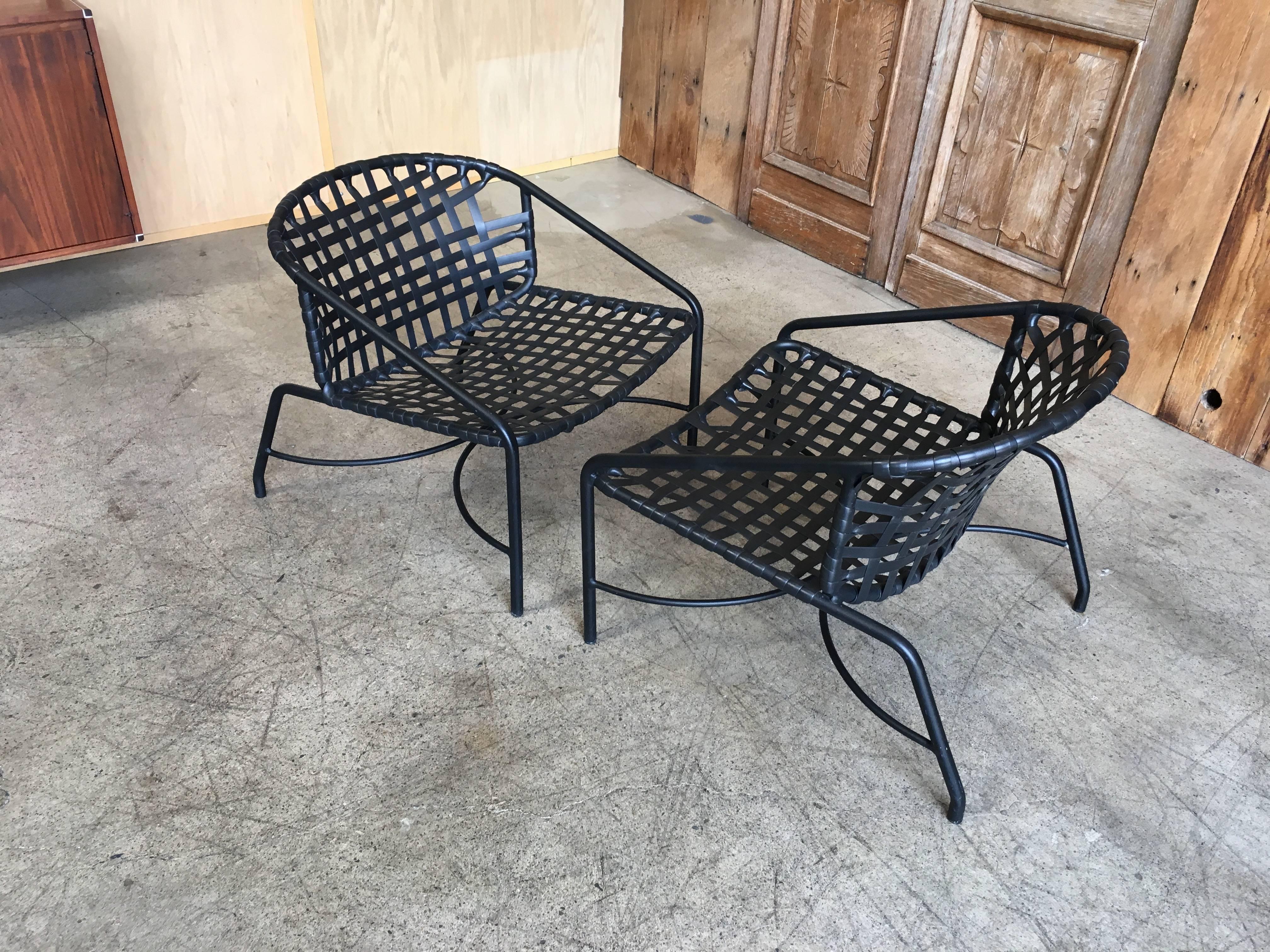 20th Century Pair of Lounge Chairs by Tadao Inouye for Brown Jordan