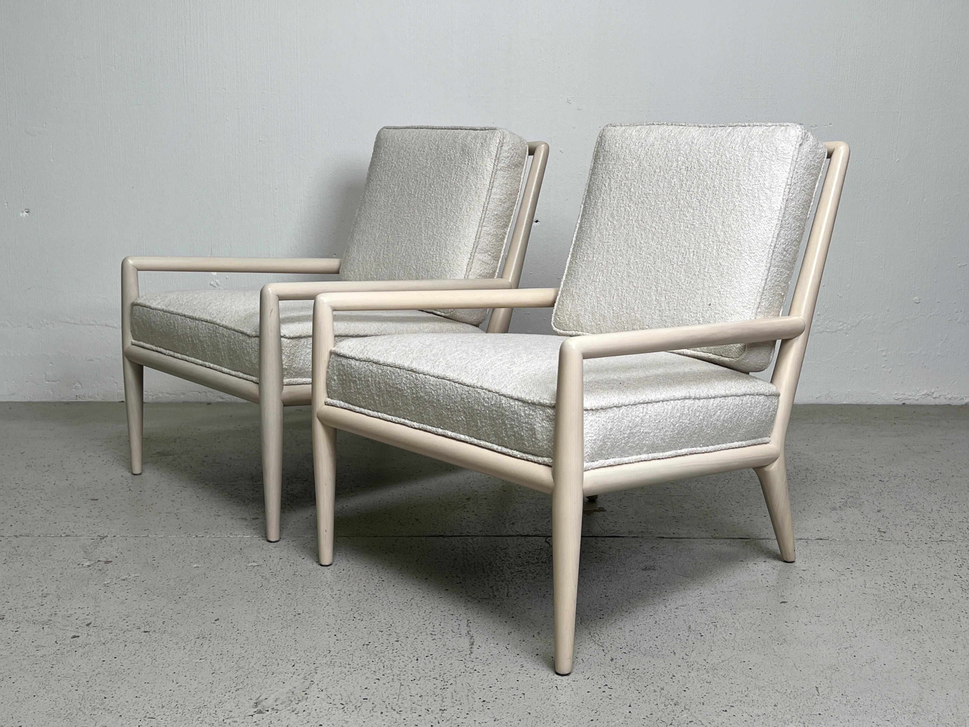 Pair of Lounge Chairs by T.H. Robsjohn-Gibbings For Sale 6