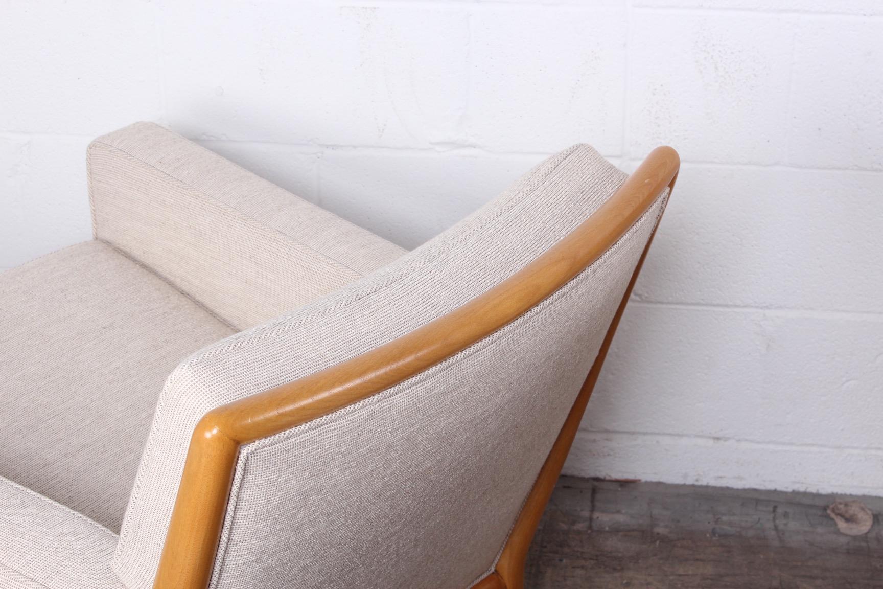 Wood Pair of Lounge Chairs by T.H. Robsjohn-Gibbings