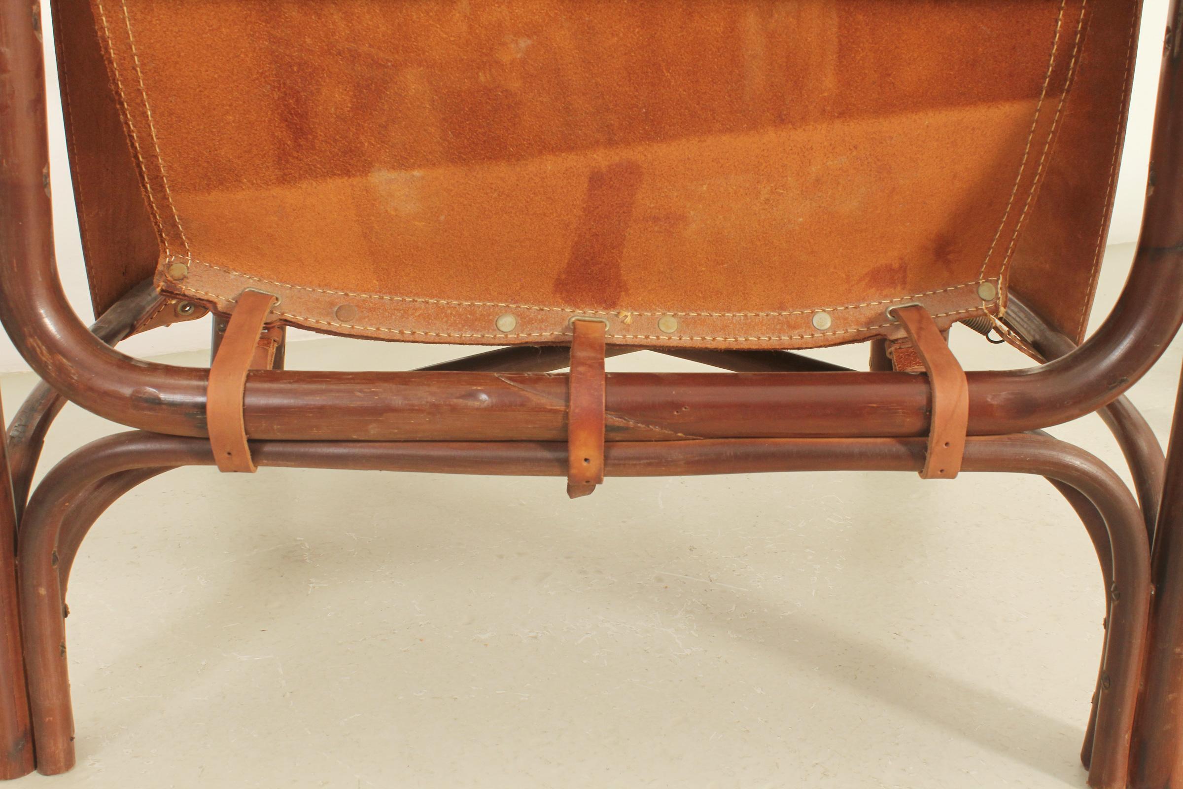 Paar Loungesessel von Tito Agnoli für Bonacina, Italien, 1960er Jahre im Angebot 5