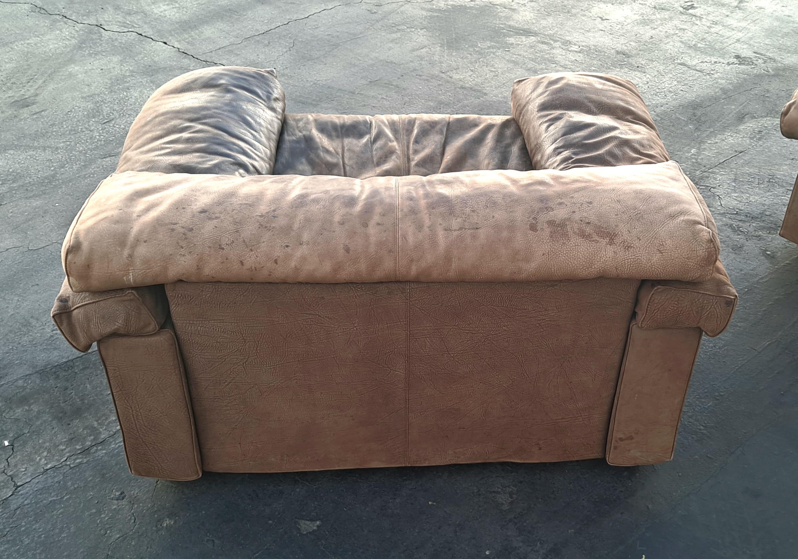 Italian Pair of Lounge Chairs by Tobia  Scarpa for the B&B Italia For Sale