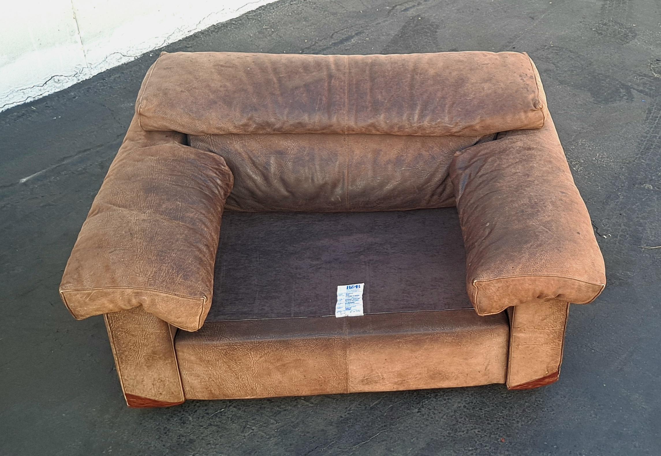 Pair of Lounge Chairs by Tobia  Scarpa for the B&B Italia In Good Condition For Sale In Los Angeles, CA