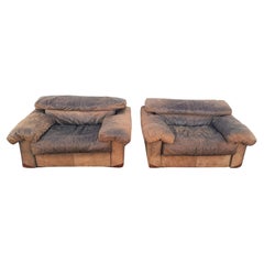 Pair of Lounge Chairs by Tobia  Scarpa for the B&B Italia