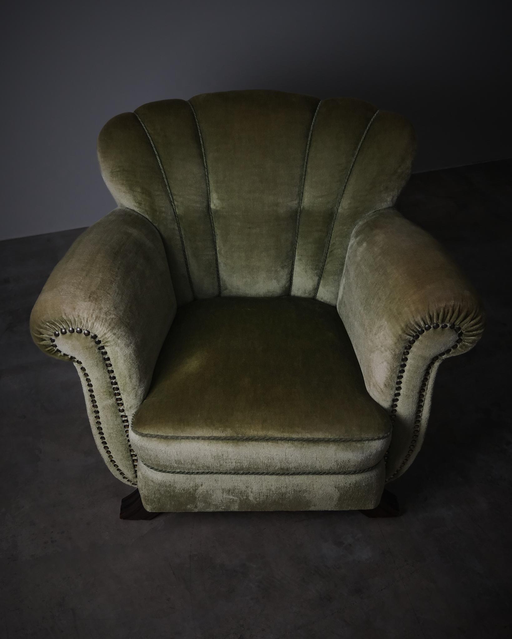20ième siècle Paire de chaises longues d'un designer inconnu, Suède, années 1940 en vente