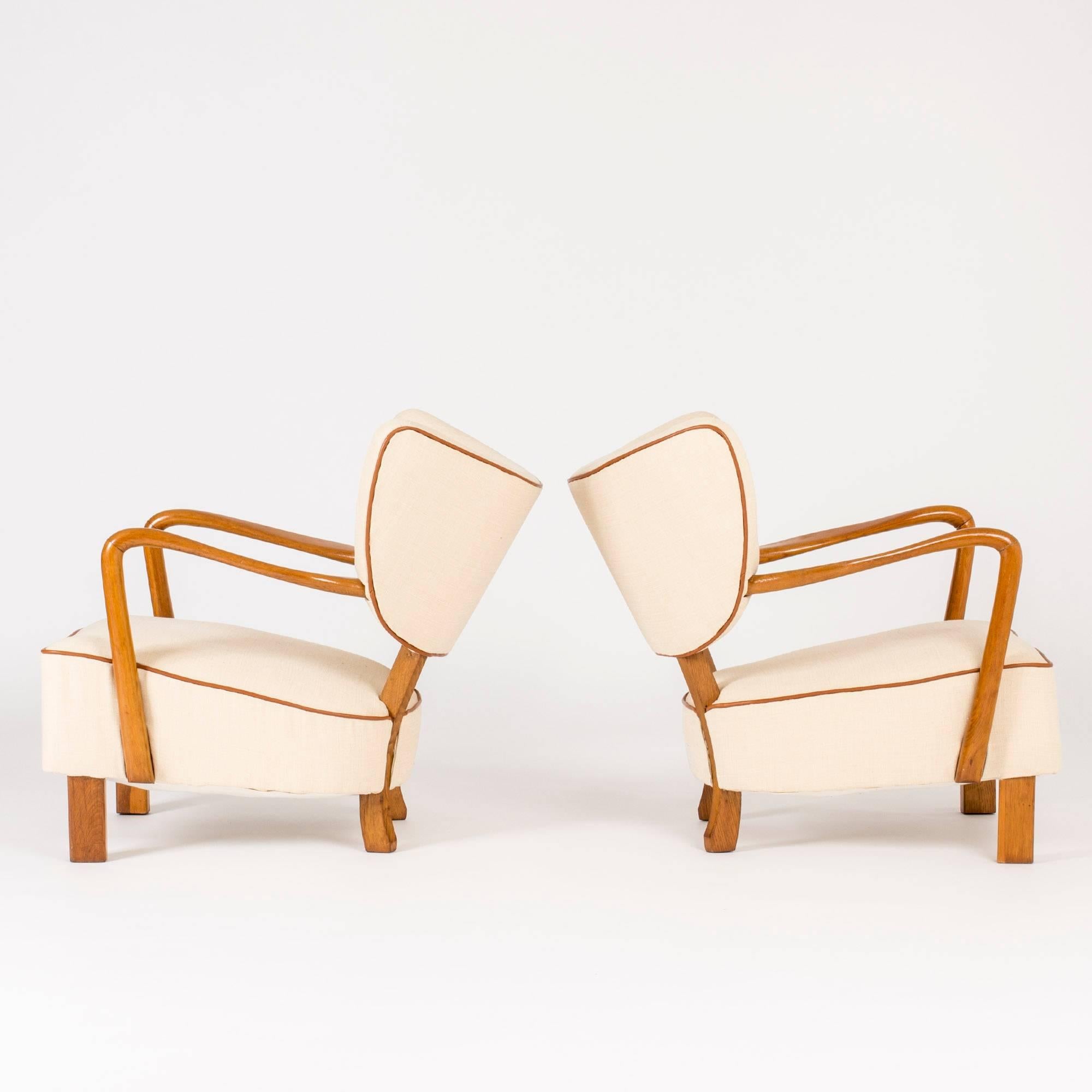 Paar lounge-stühle by Viggo Boesen (Dänisch)