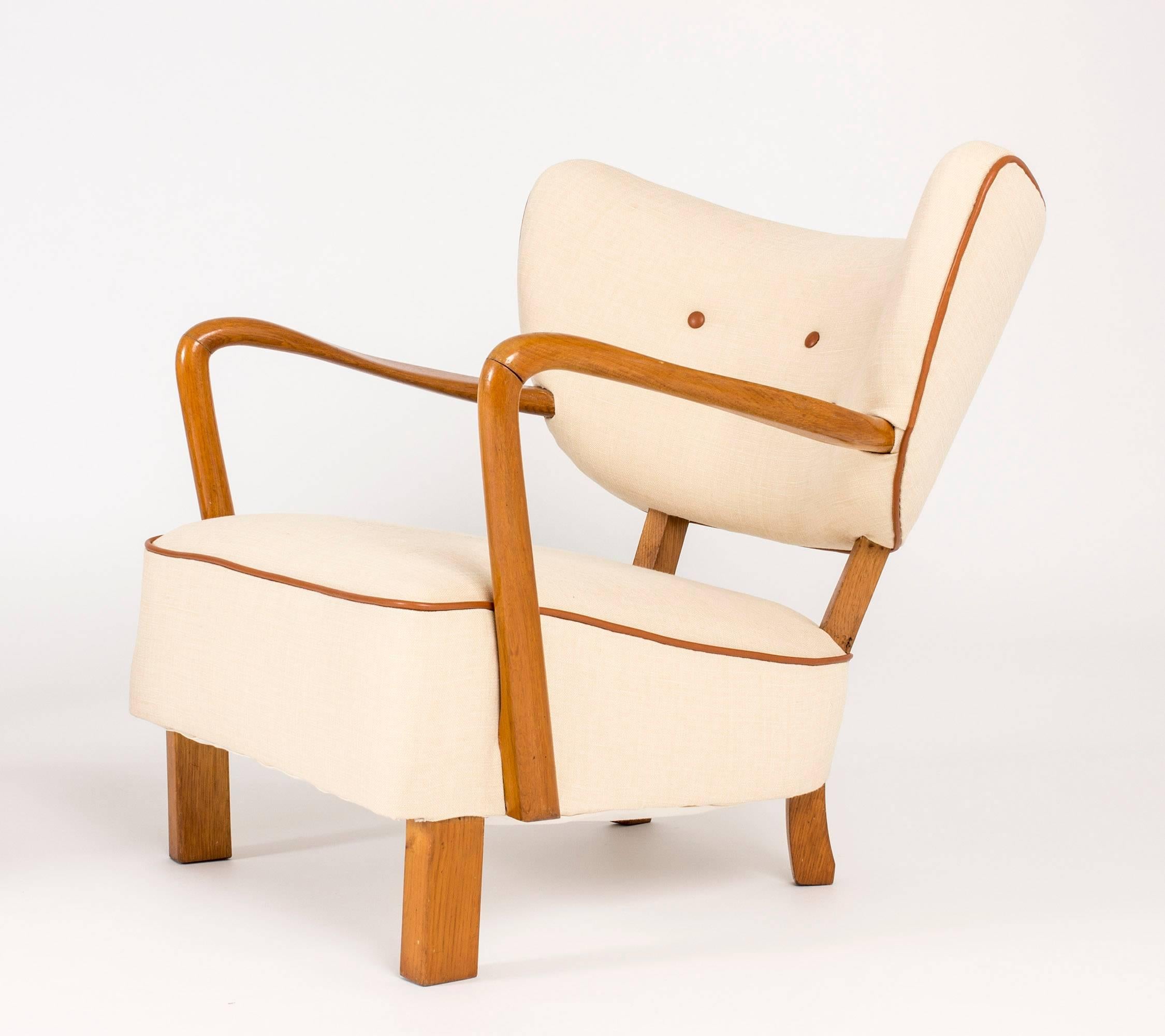 Paar lounge-stühle by Viggo Boesen 1