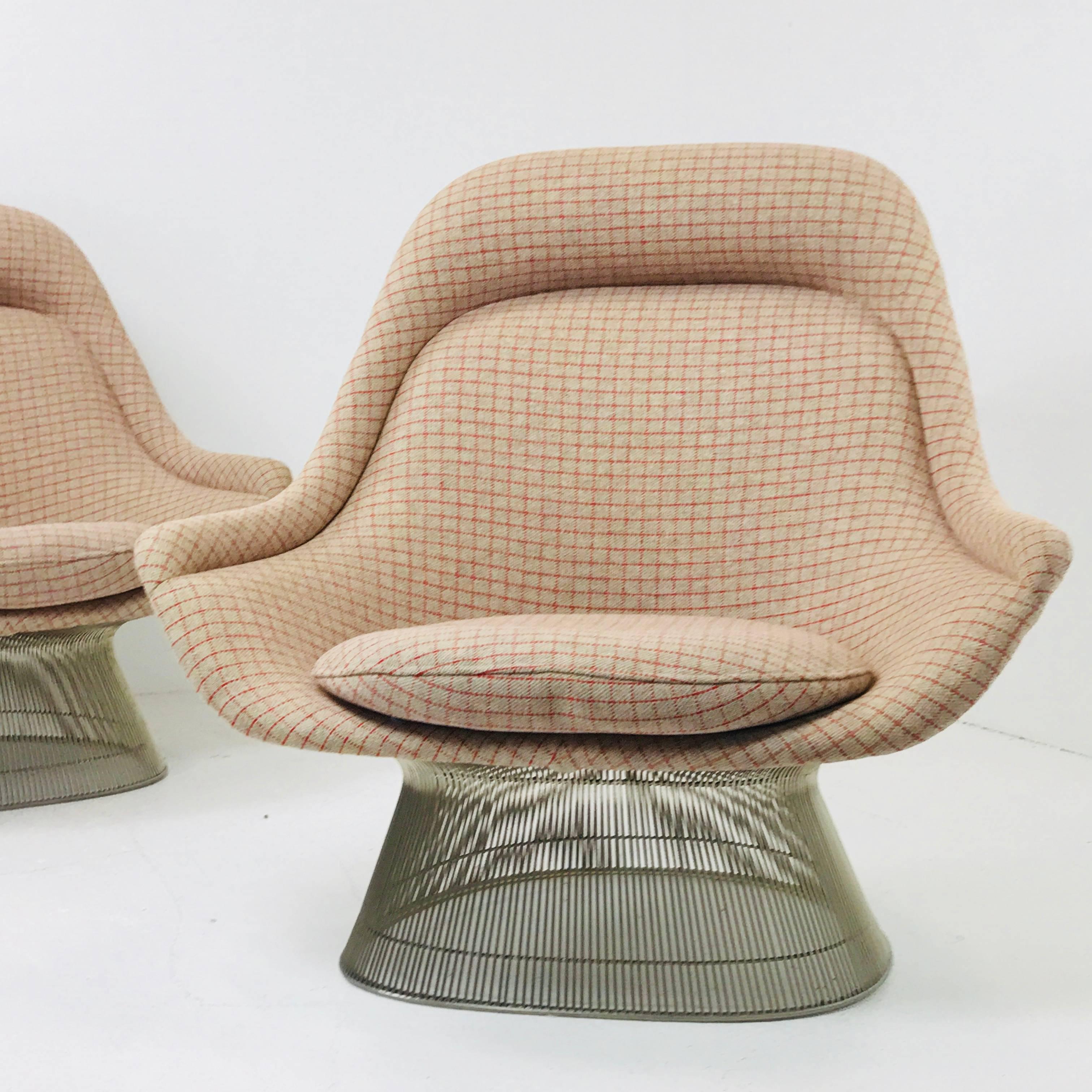 Pair of Lounge Chairs by Warren Platner 1