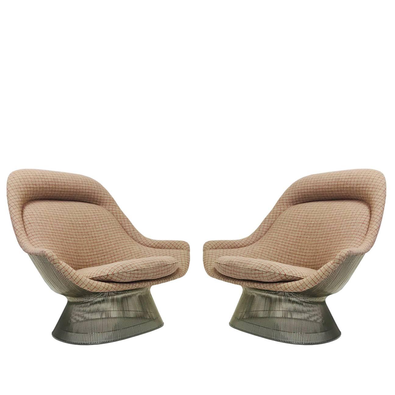 Pair of Lounge Chairs by Warren Platner
