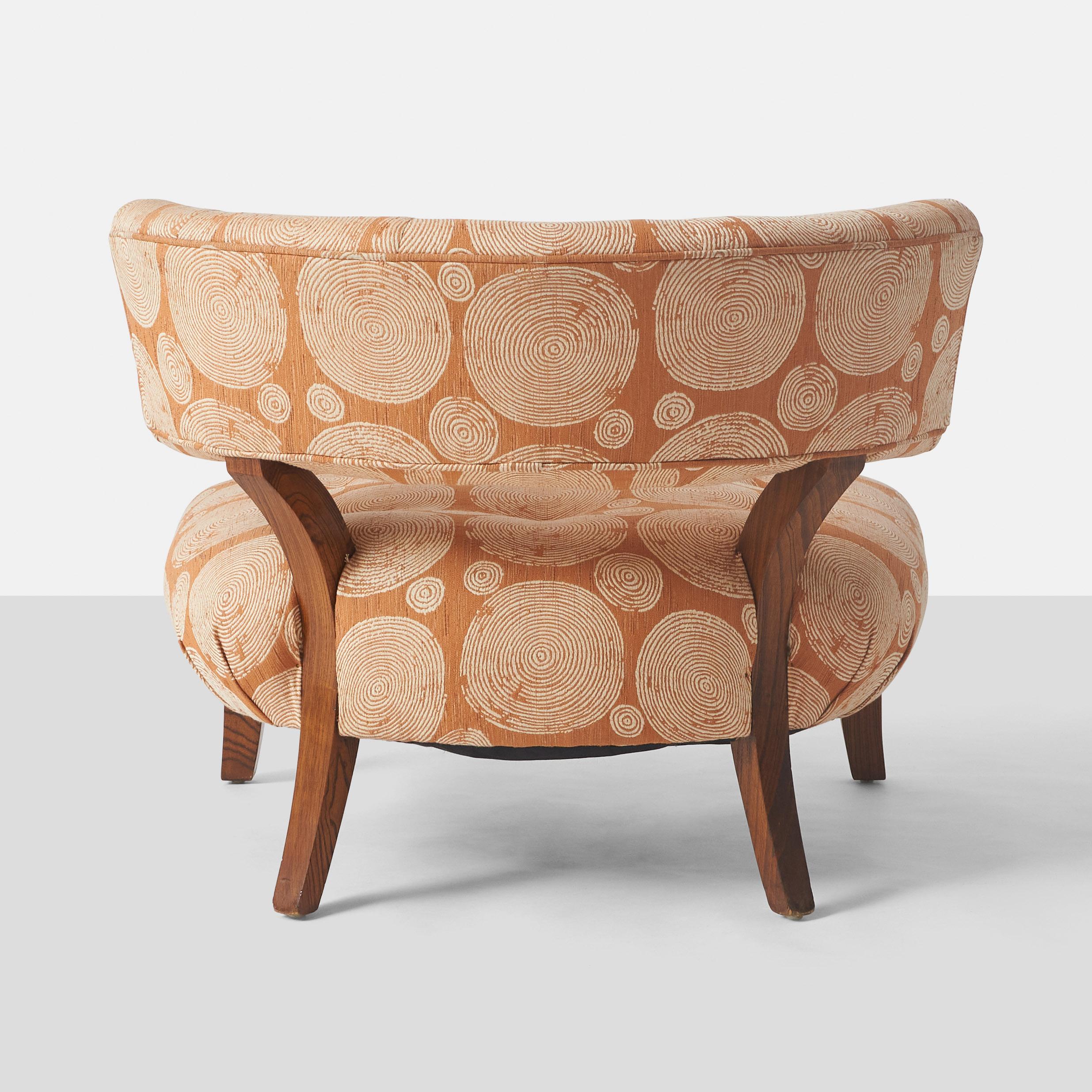 Mid-20th Century Pair of Lounge Chairs by William 