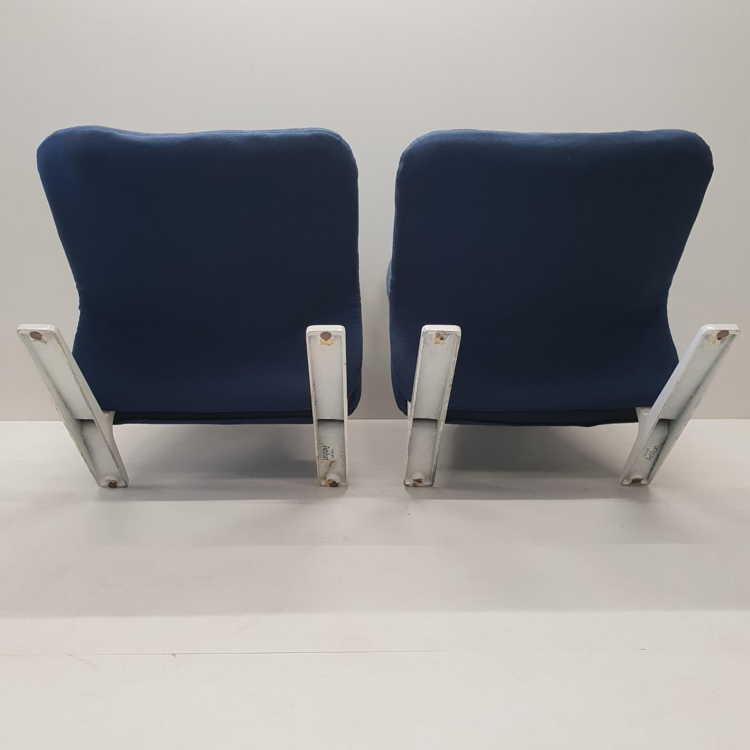 Pair of Lounge Chairs 'Concorde F780' by Pierre Paulin for Artifort, 1960s 3