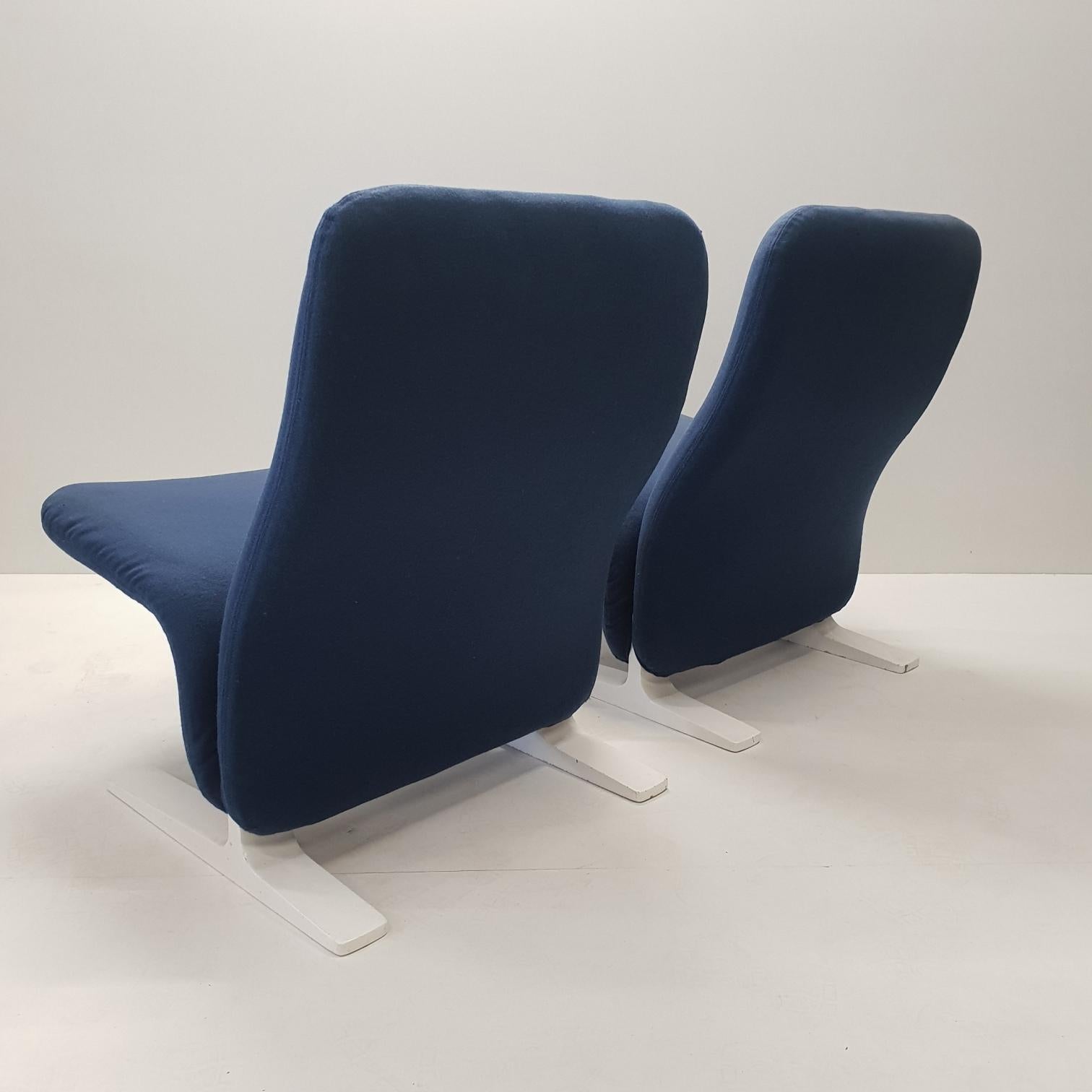Pair of Lounge Chairs 'Concorde F780' by Pierre Paulin for Artifort, 1960s 1