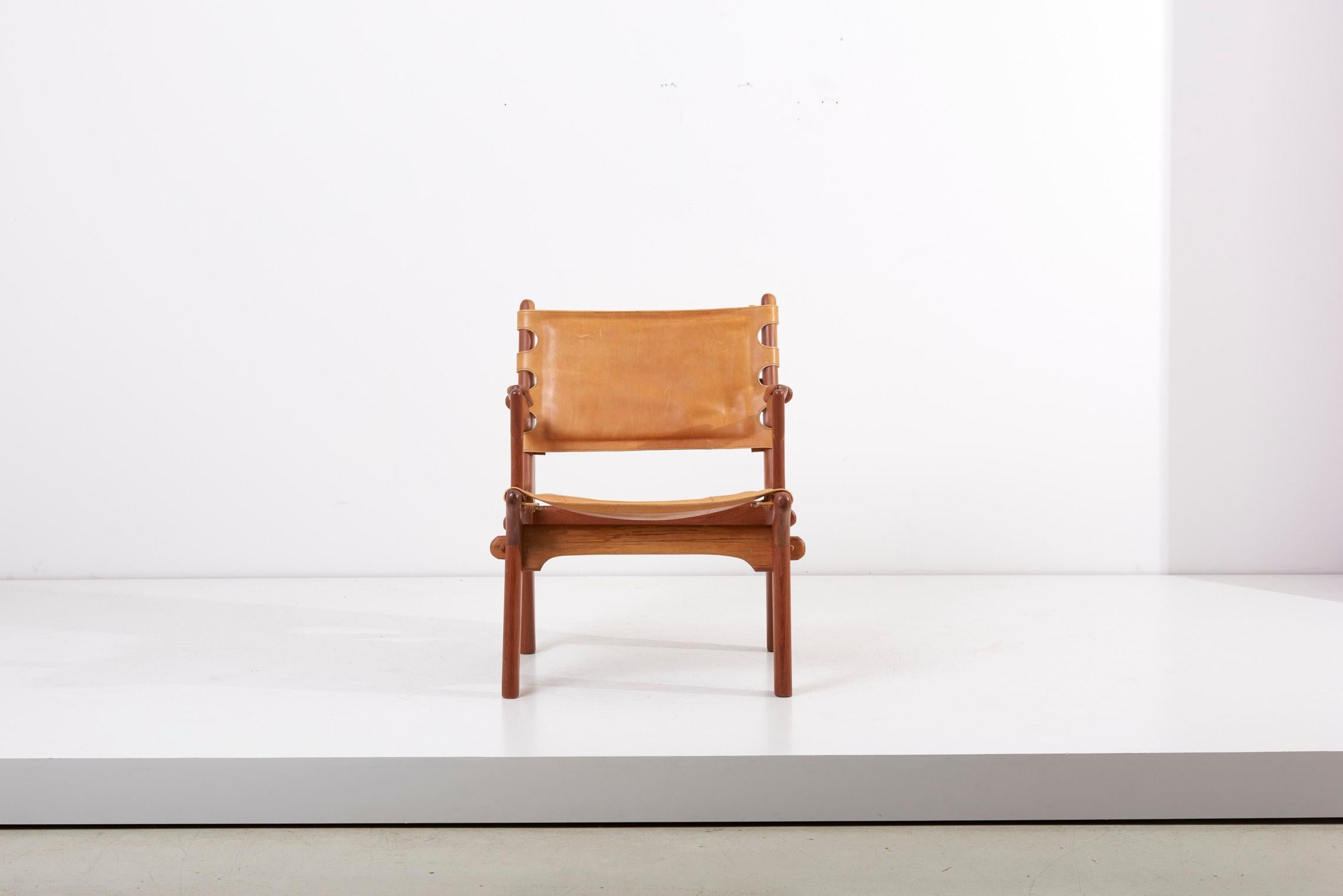 Ecuadorean Pair of Lounge Chairs Cotacachi by Angel I. Pazmino for Muebles de Estilo