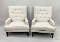 Paire de chaises longues conçues par Edward Wormley pour Dunbar Janus Collection