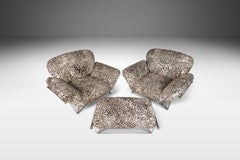 Pair of Lounge Chairs for Carson's Attributed to Milo Baughman, USA, C. 1980s