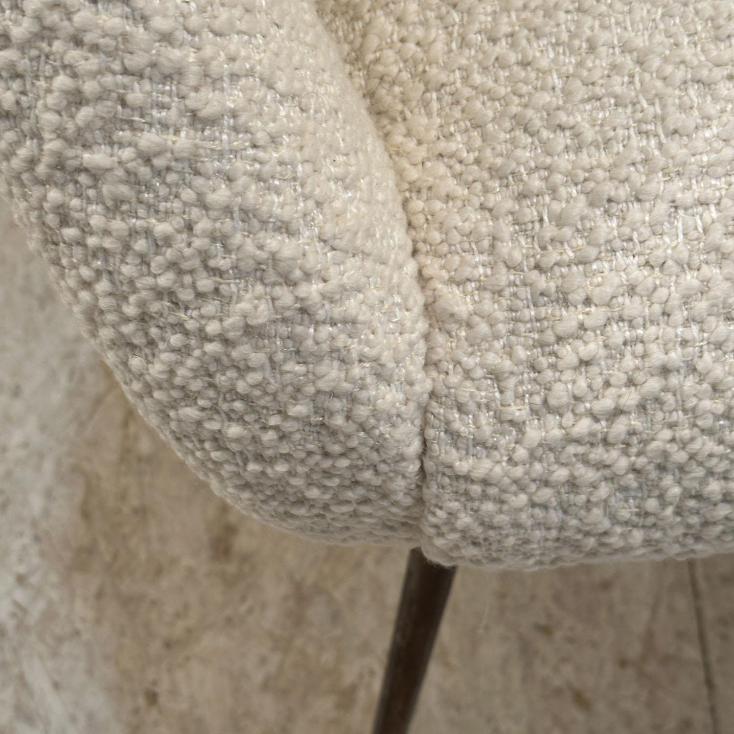 Pair of Lounge chairs Gastone Rinaldi Italy 1954 upholstered in Pierre Frey en venta 8
