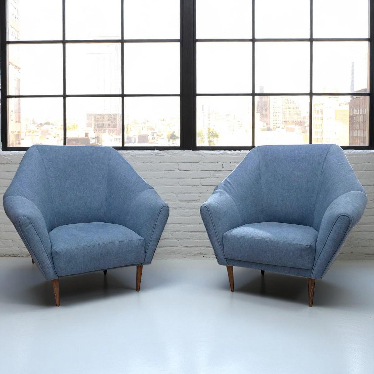 Pair of Lounge Chairs, Ico Parisi for Ariberto Colombo, 20th Century en vente 1