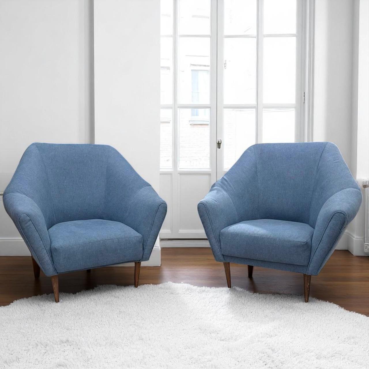 Pair of Lounge Chairs, Ico Parisi for Ariberto Colombo, 20th Century en vente 2