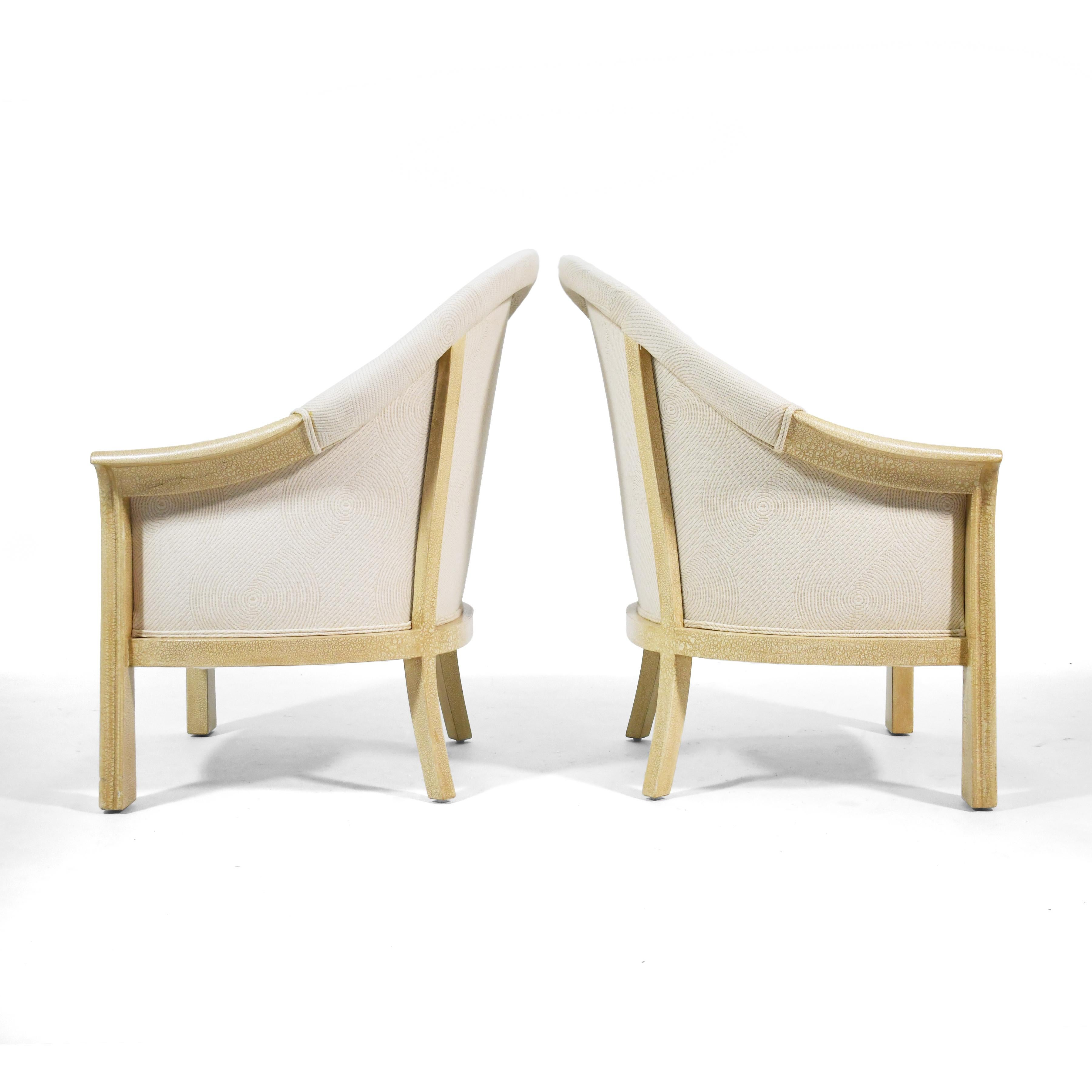 American Pair of Lounge Chairs in the Manner of Pierre Chareau For Sale