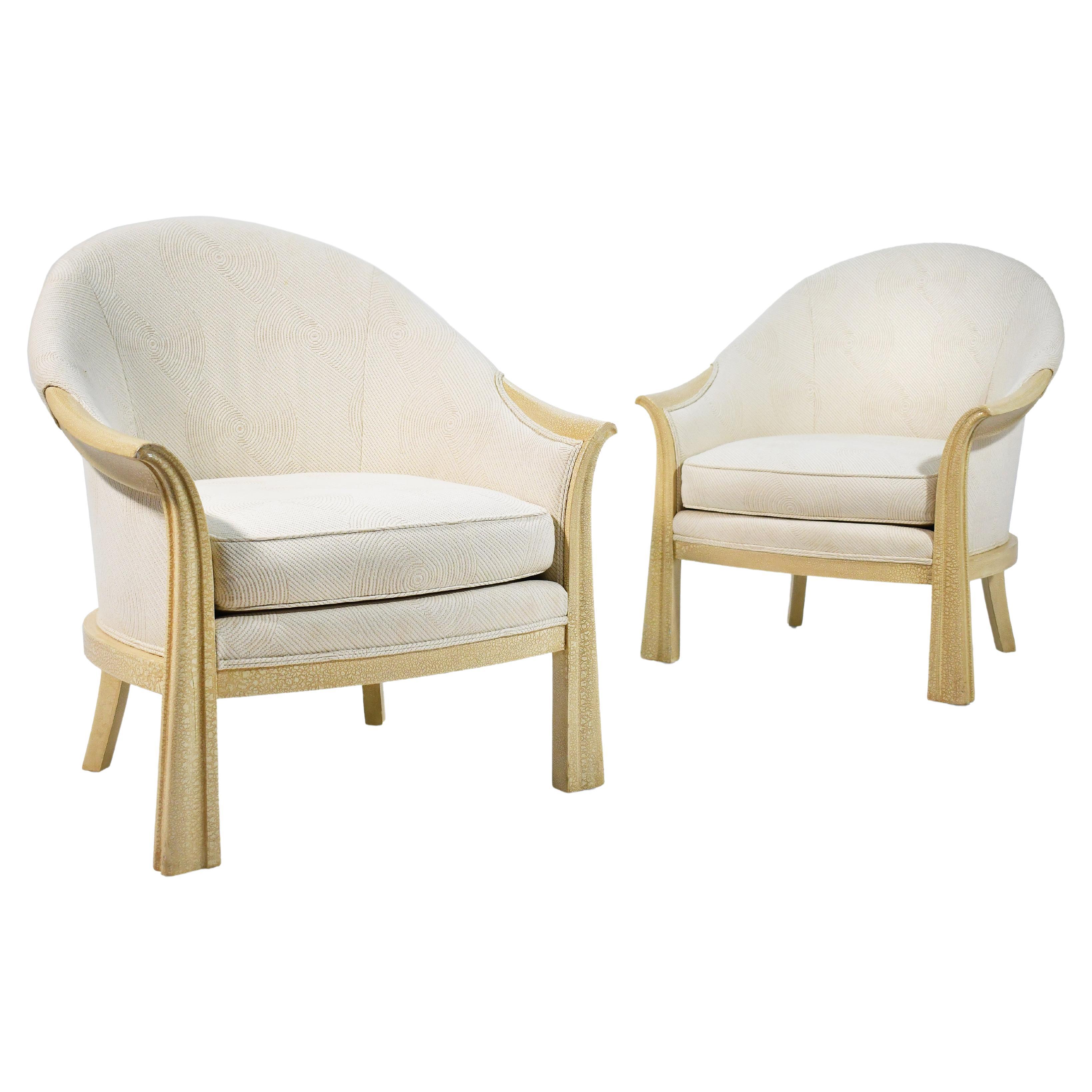 Pair of Lounge Chairs in the Manner of Pierre Chareau