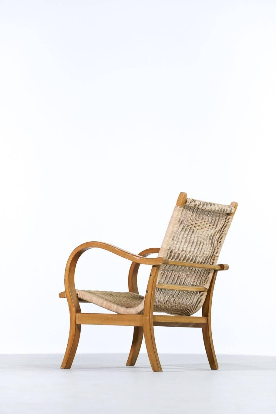 Pair of Lounge Chairs in the Style of Erich Dieckmann, 1960s 1