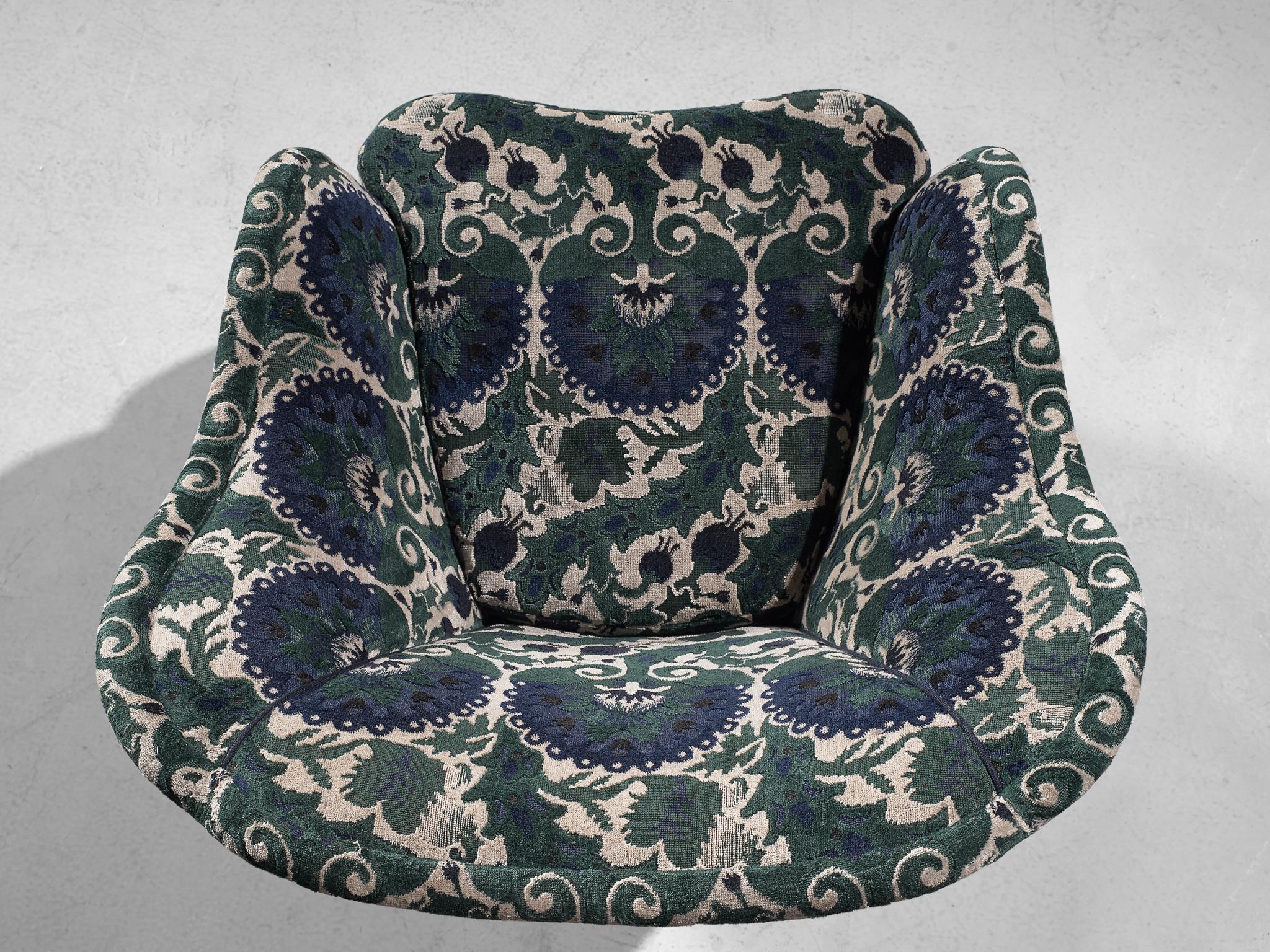 Pair of Lounge Chairs in ZAK+FOX ‘Fantasma’ Collection 2020 Upholstery 4