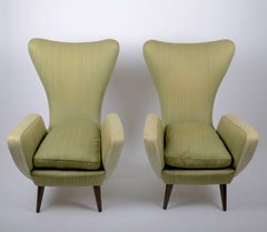 Pair of Lounge Chairs, Italian, 1950s