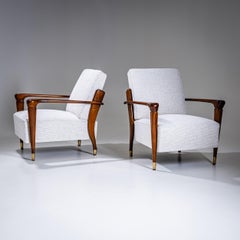 Pair of Lounge Chairs, Italy, Mid-20th Century