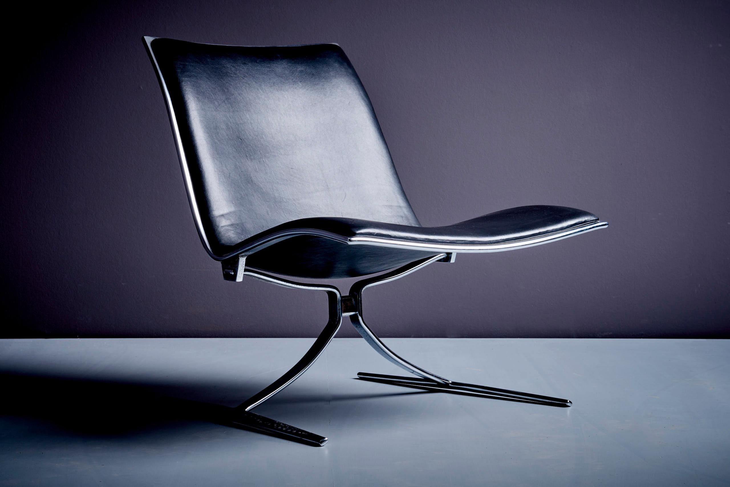 Pair of Lounge Chairs JK 710 by Jørgen Kastholm for Kill International In Good Condition For Sale In Berlin, DE
