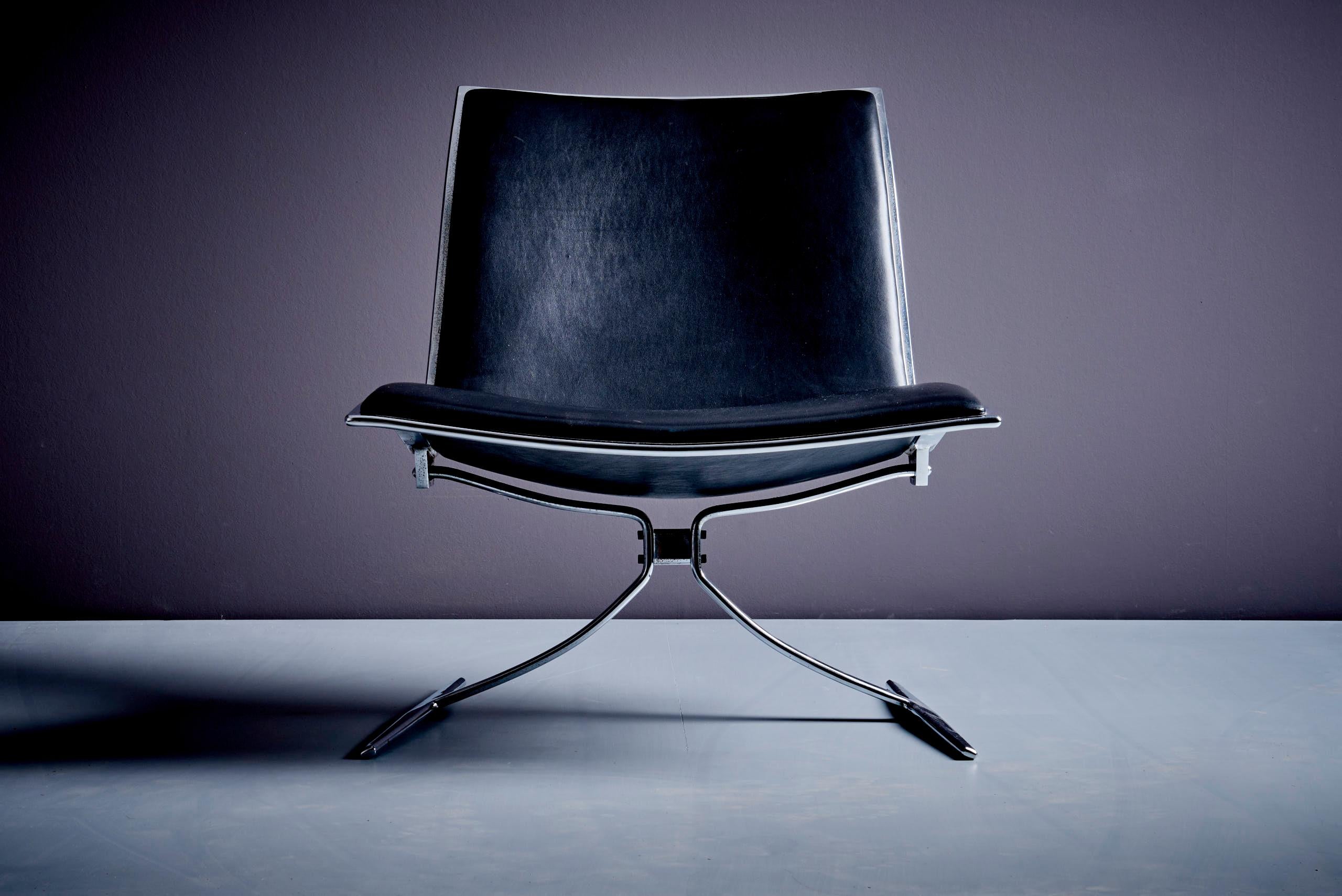 Pair of Lounge Chairs JK 710 by Jørgen Kastholm for Kill International For Sale 2