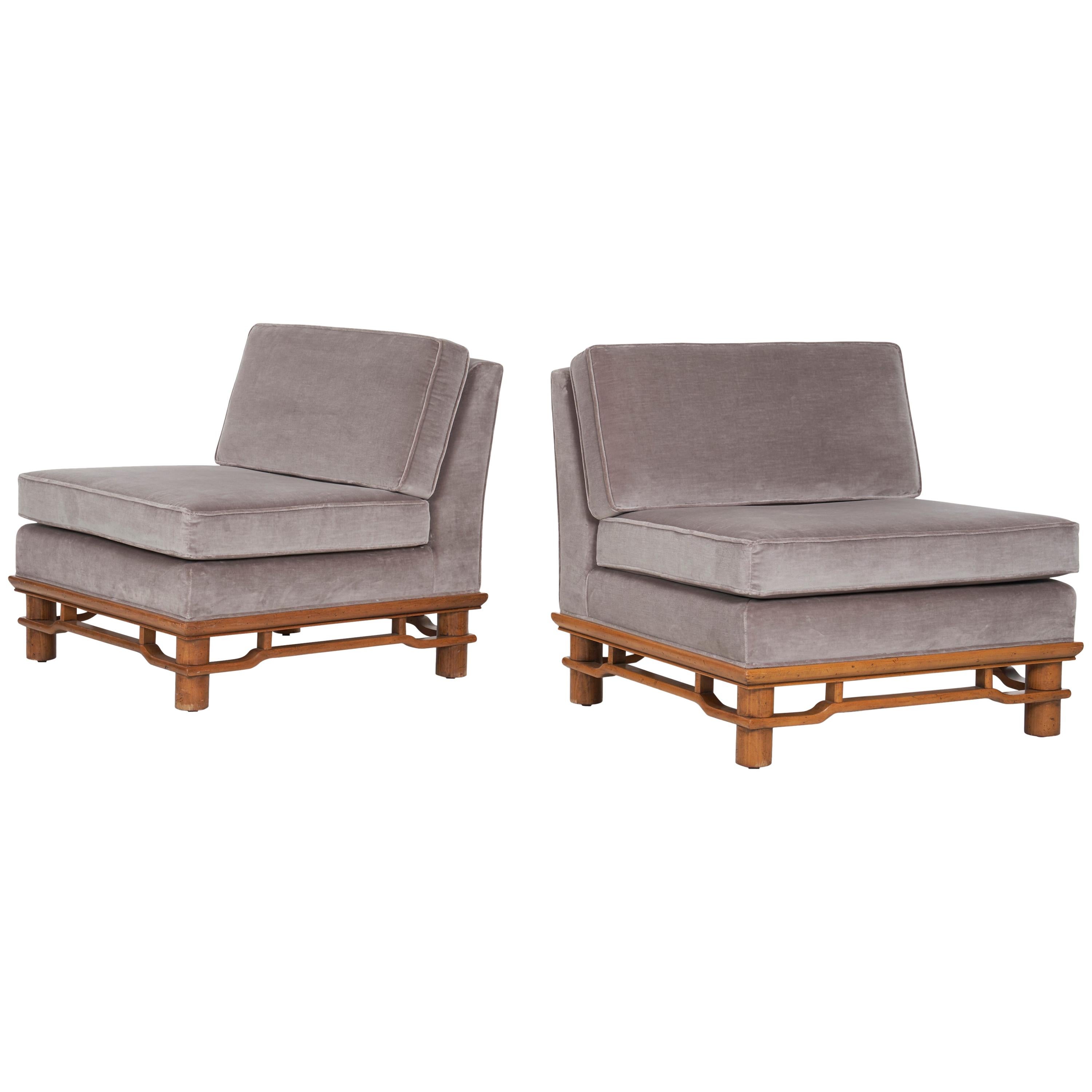 Pair of Lounge Chairs Michael Taylor